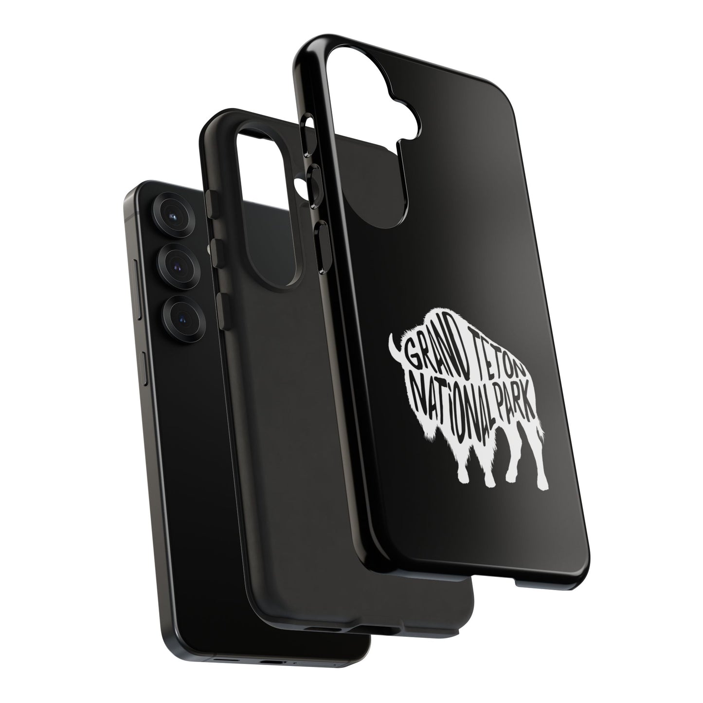 Grand Teton National Park Phone Case - Bison Design