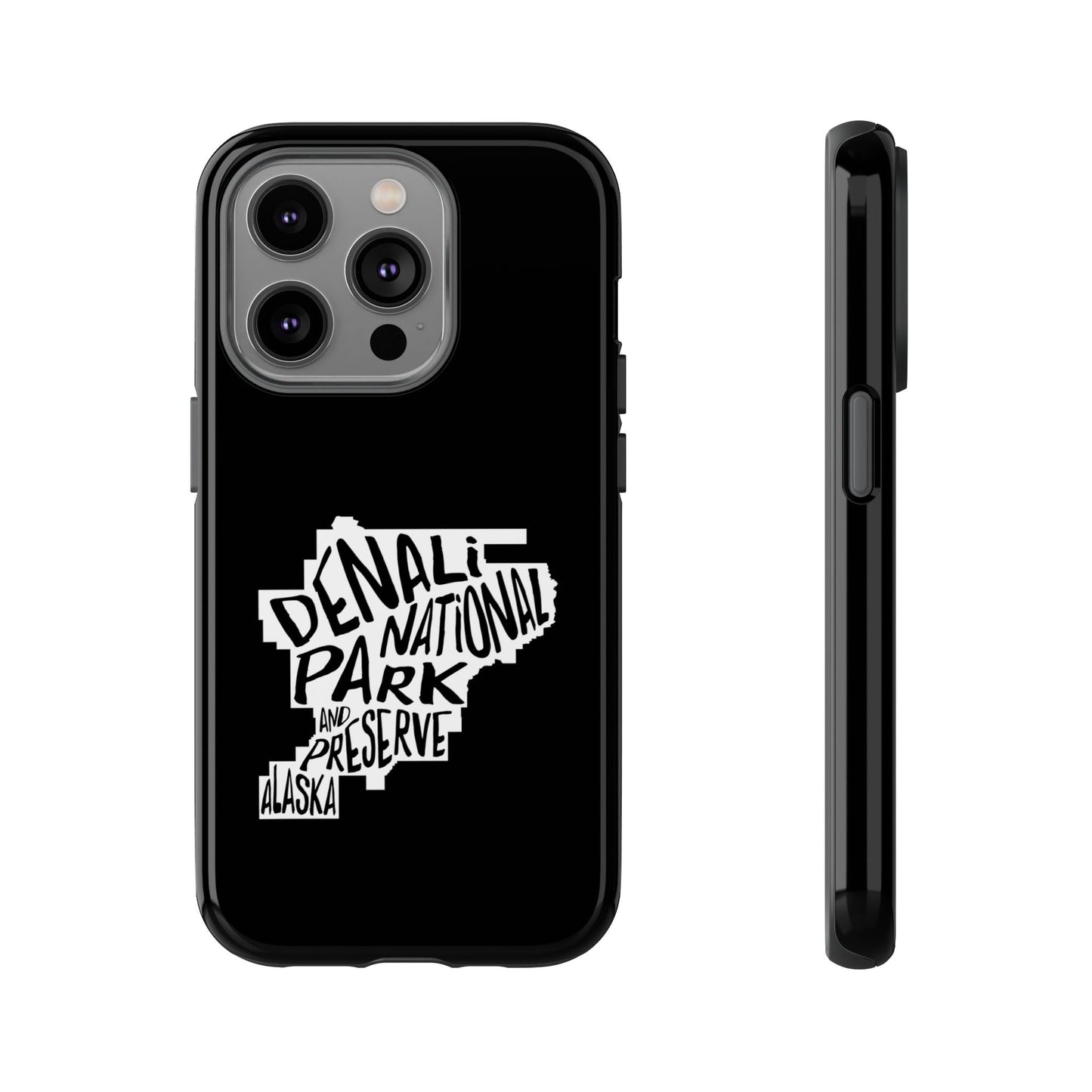 Denali National Park Phone Case - Map Design