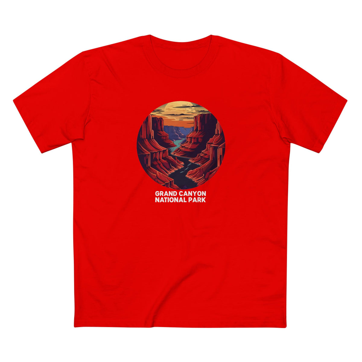Grand Canyon National Park T-Shirt - Mile High Canyon in Red