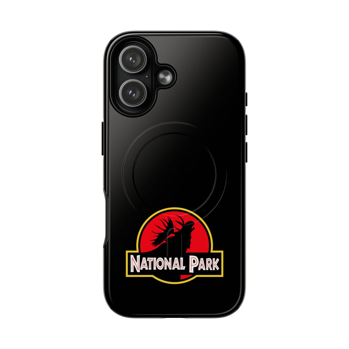 Moose National Park iPhone Case with MagSafe - Parody Logo