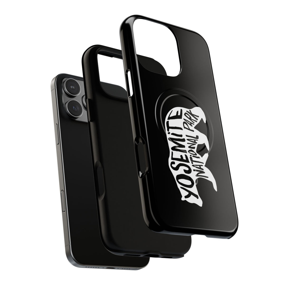 Yosemite National Park iPhone Case with MagSafe - Black Bear Design