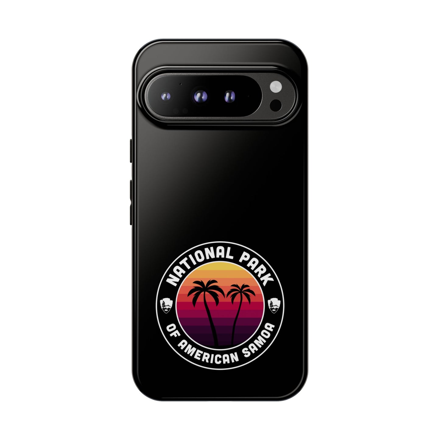 National Park of American Samoa Phone Case - Round Emblem Design