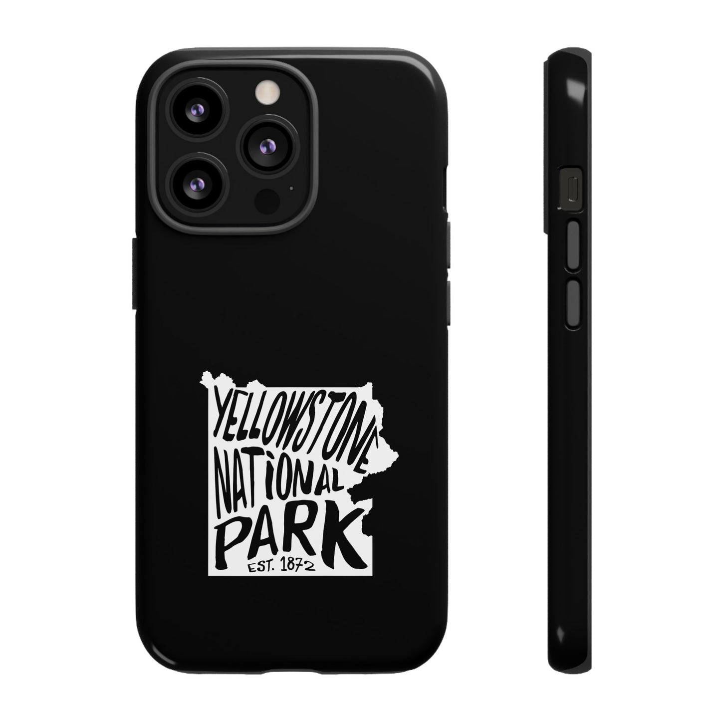Yellowstone National Park Phone Case - Map Design