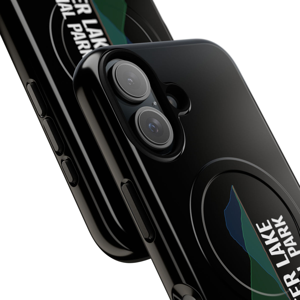 Crater Lake National Park iPhone Case with MagSafe - Histogram Design