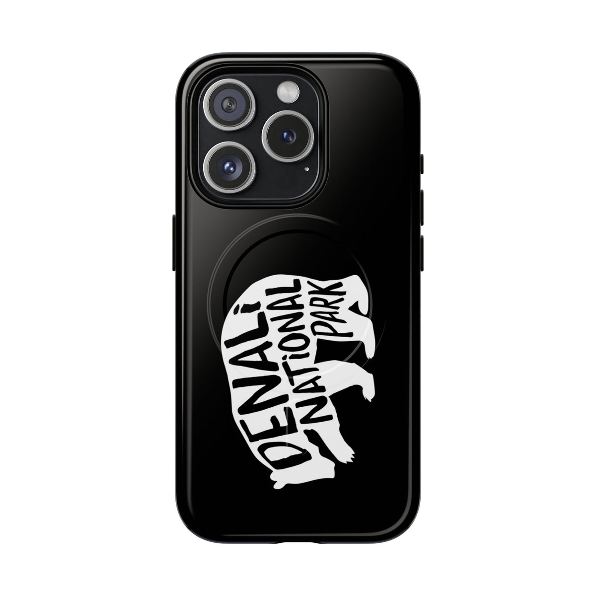 Denali National Park iPhone Case with MagSafe - Grizzly Bear Design