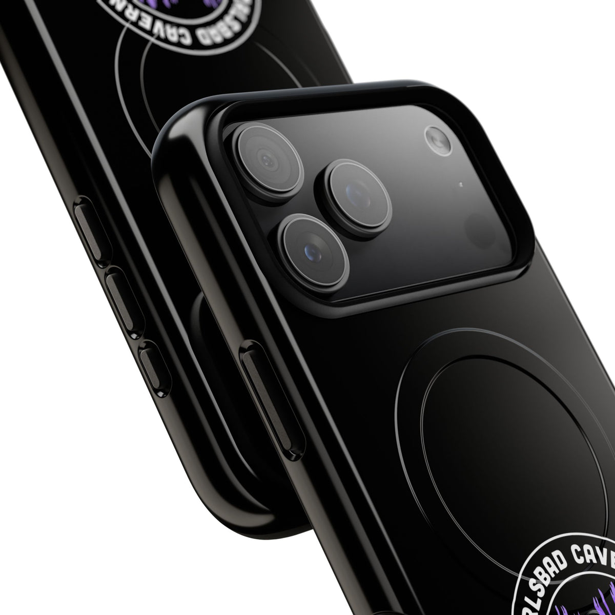 Carlsbad Caverns National Park iPhone Case with MagSafe - Round Emblem Design