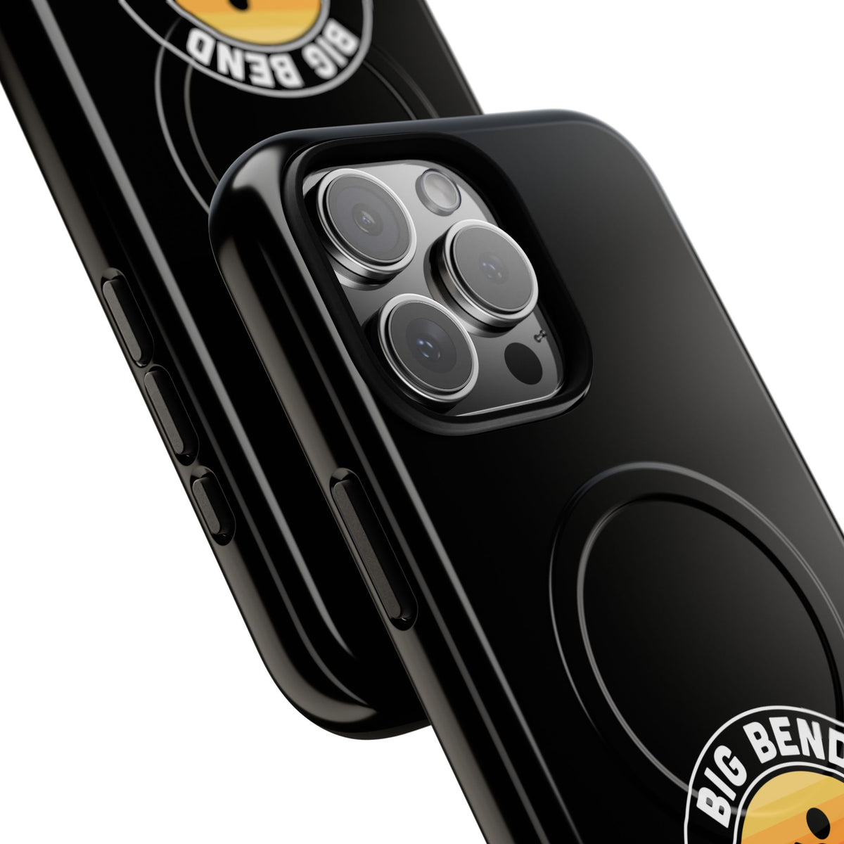 Big Bend National Park iPhone Case with MagSafe - Round Emblem Design
