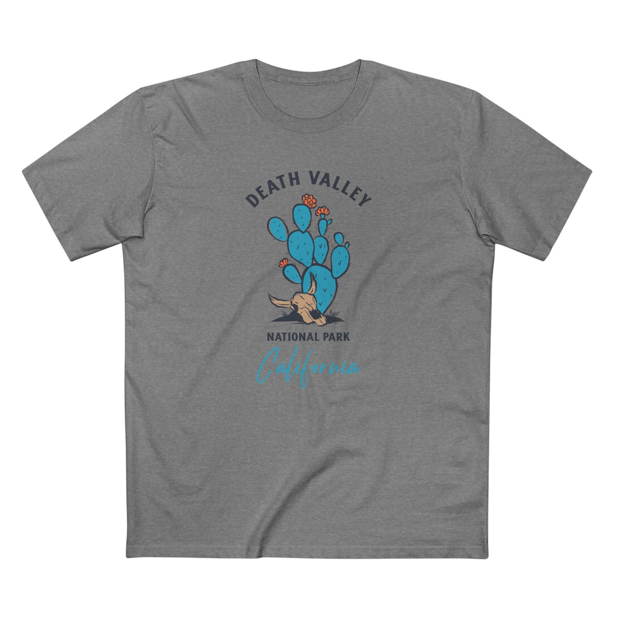 Death Valley National Park T-Shirt - Prickly Pear in Athletic Heather