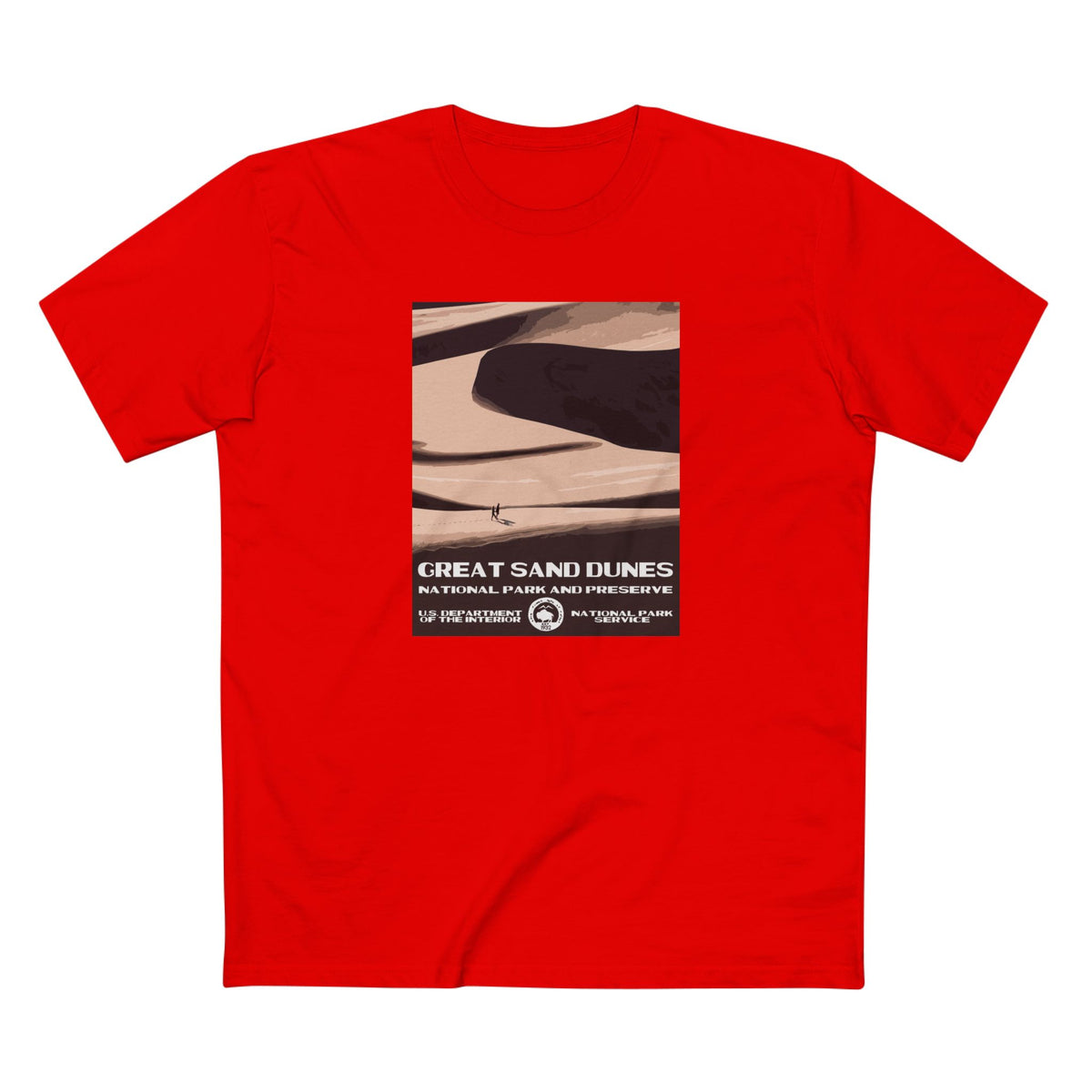 Great Sand Dunes National Park T-Shirt in Red
