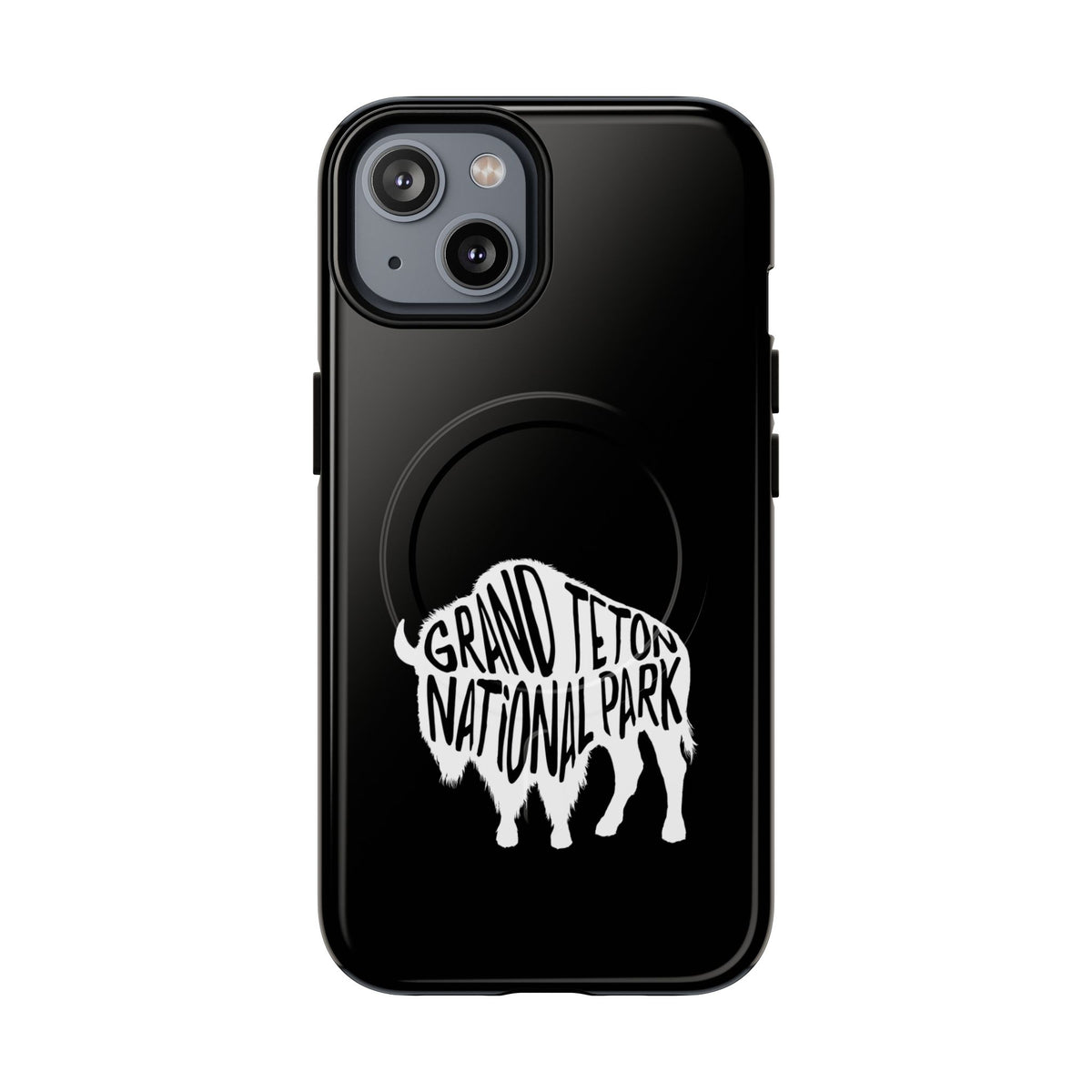 Grand Teton National Park iPhone Case with MagSafe - Bison Design