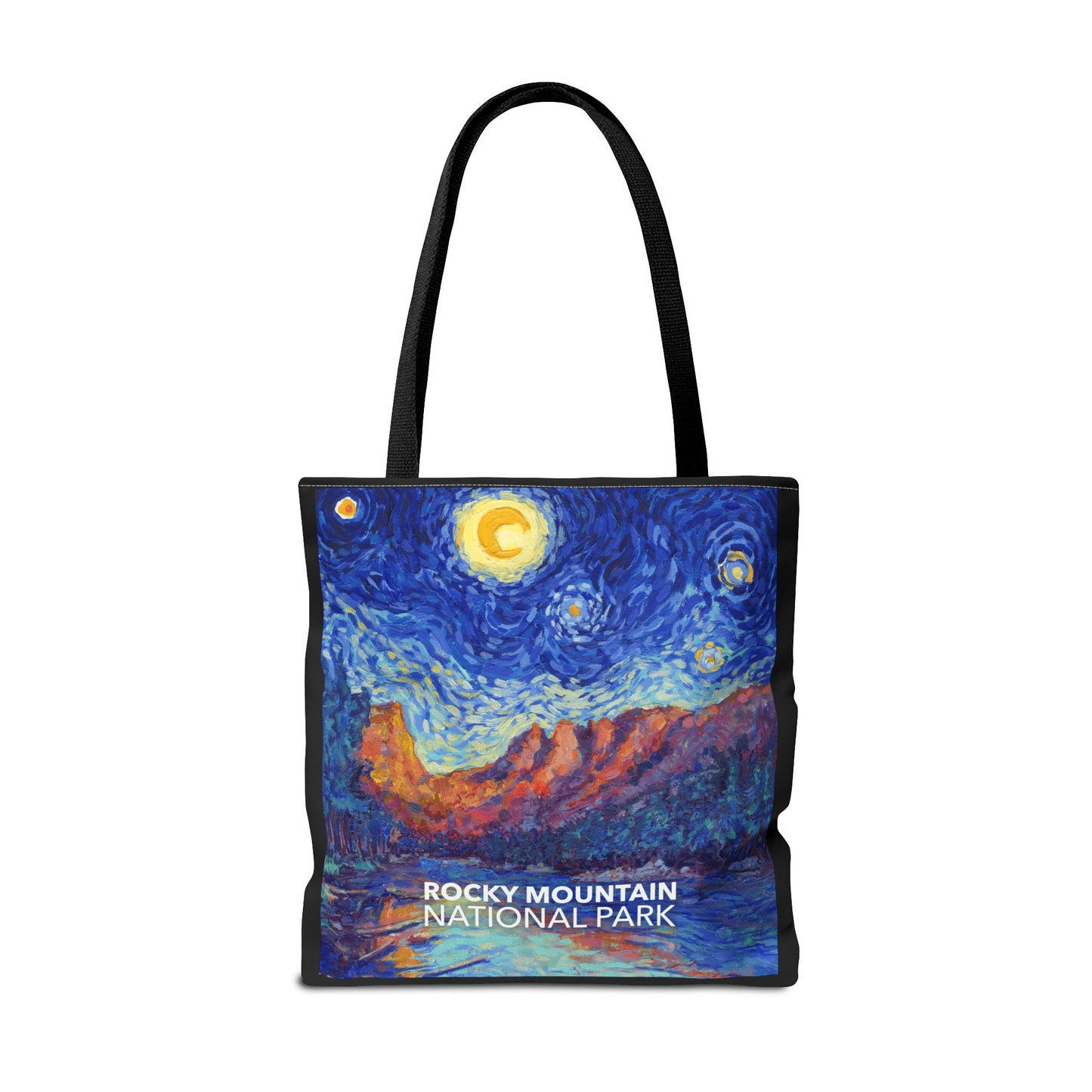 Rocky Mountain National Park Tote Bag - The Starry Night Large