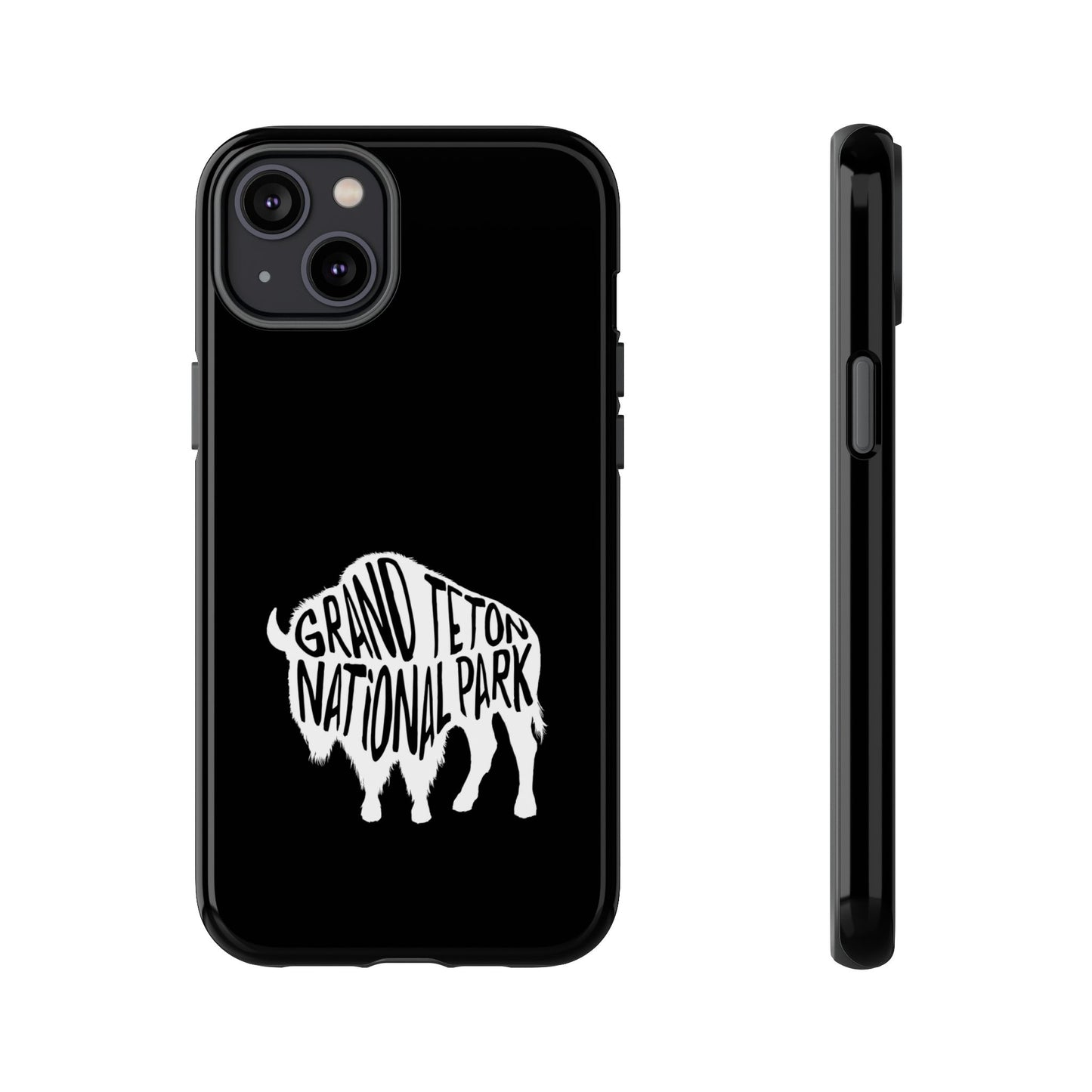 Grand Teton National Park Phone Case - Bison Design