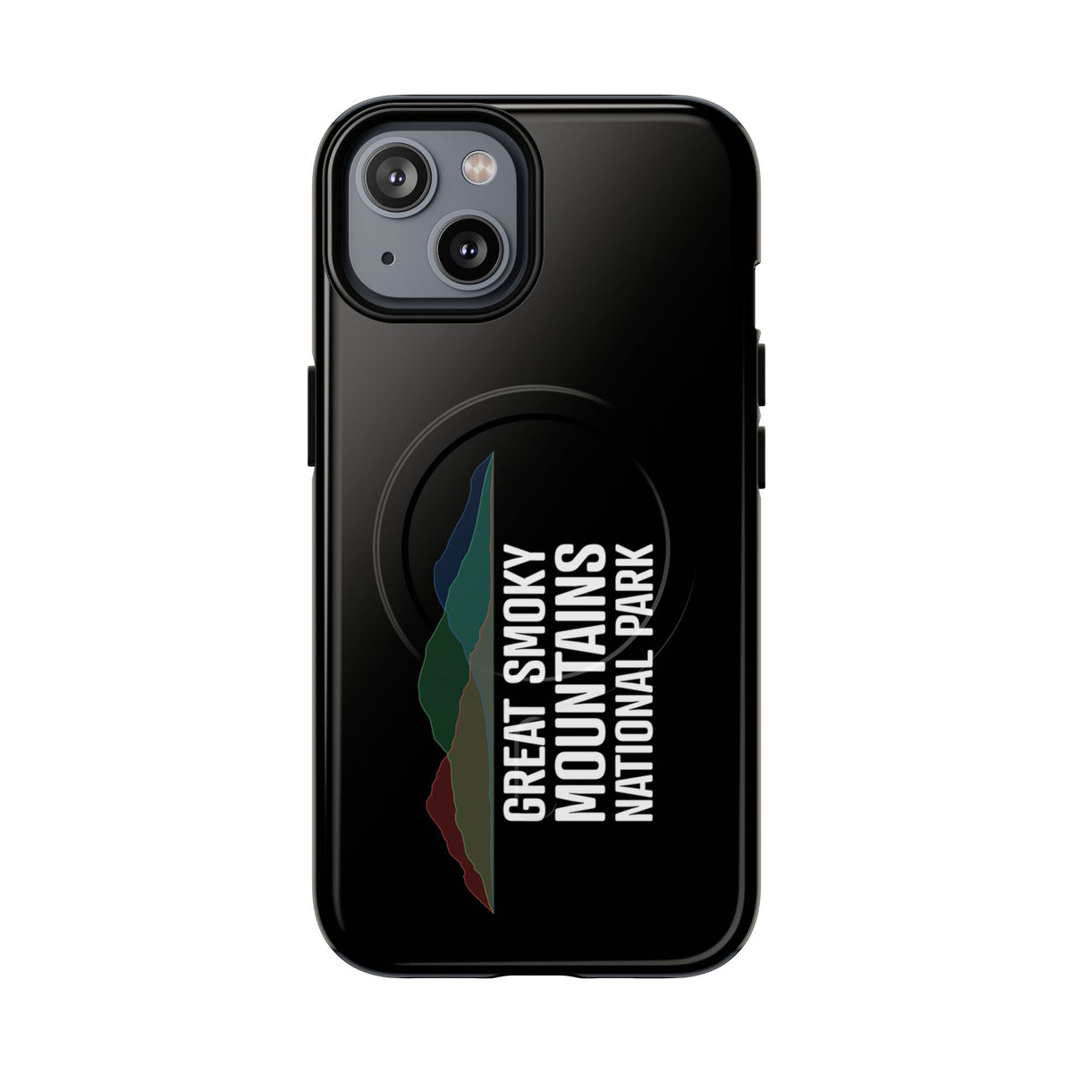 Great Smoky Mountains National Park iPhone Case with MagSafe - Histogram Design