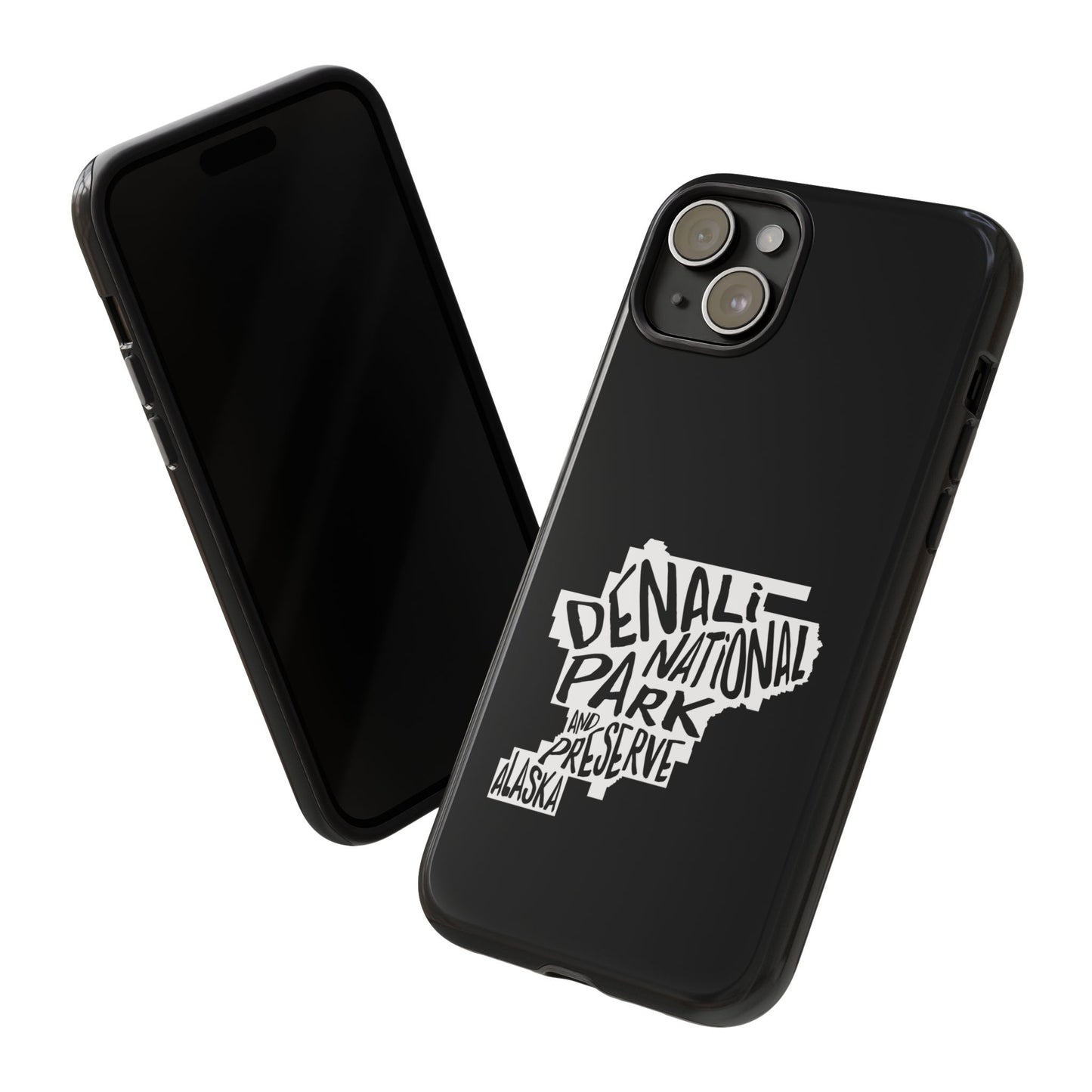 Denali National Park Phone Case - Map Design