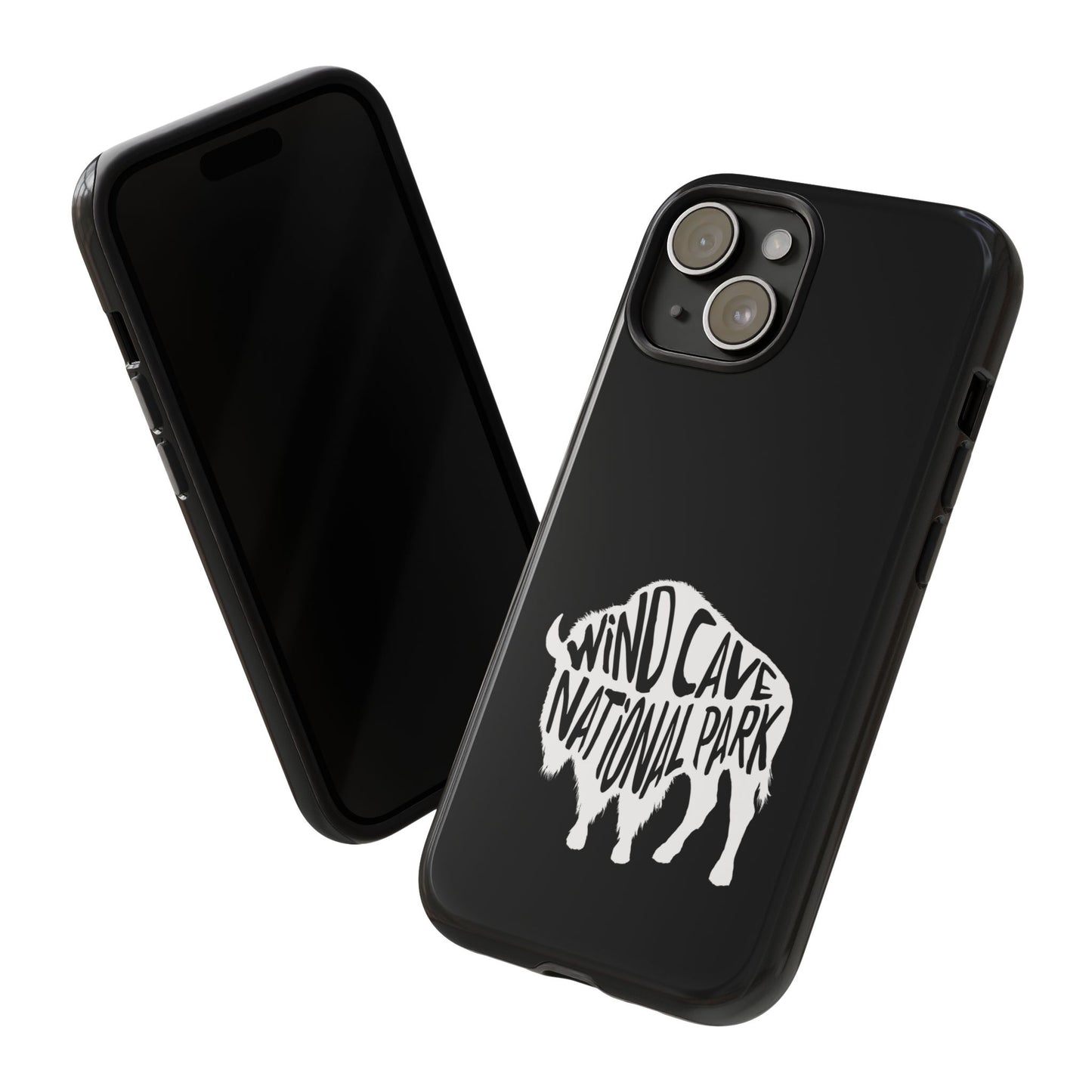 Wind Cave National Park Phone Case - Bison Design