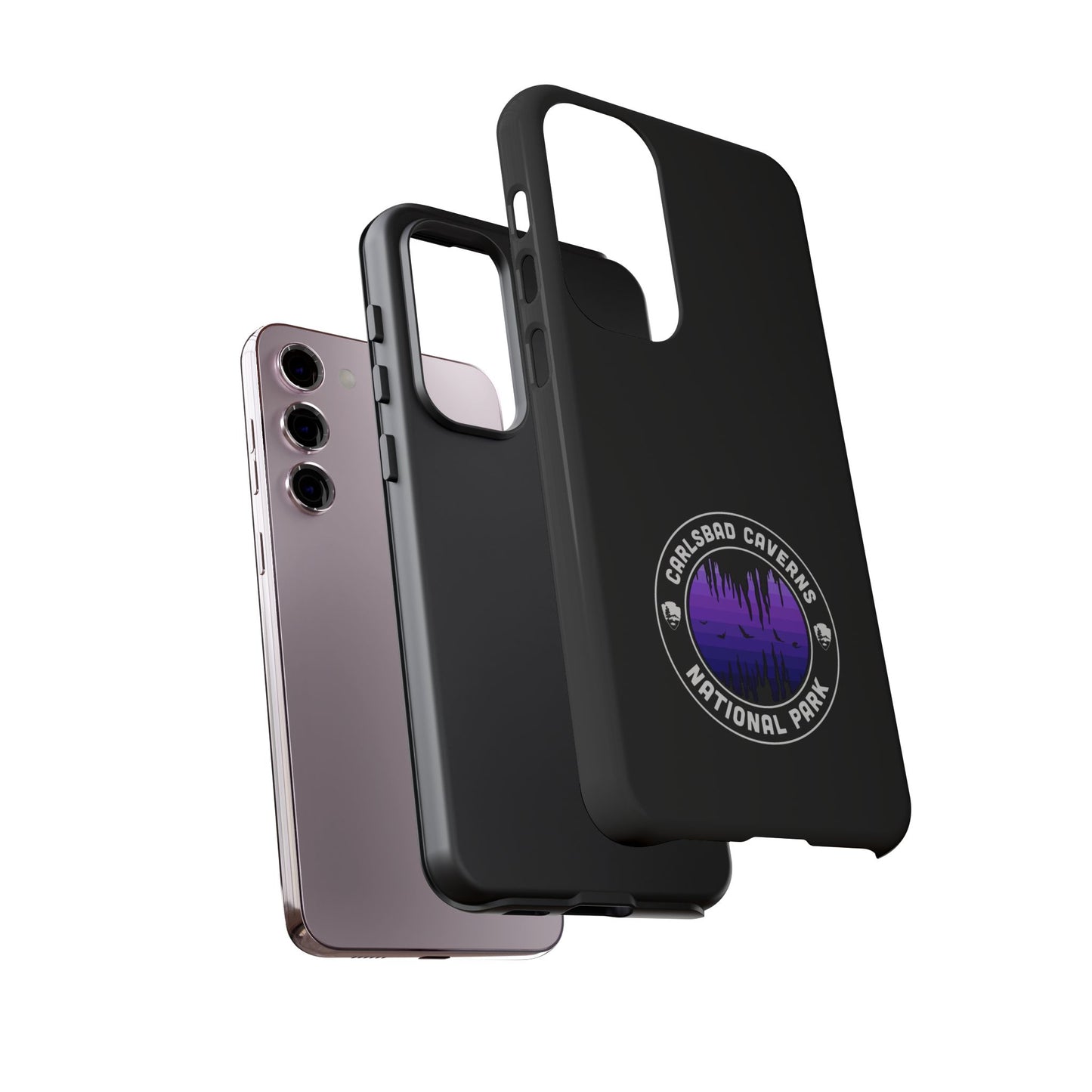 Carlsbad Caverns National Park Phone Case - Round Emblem Design
