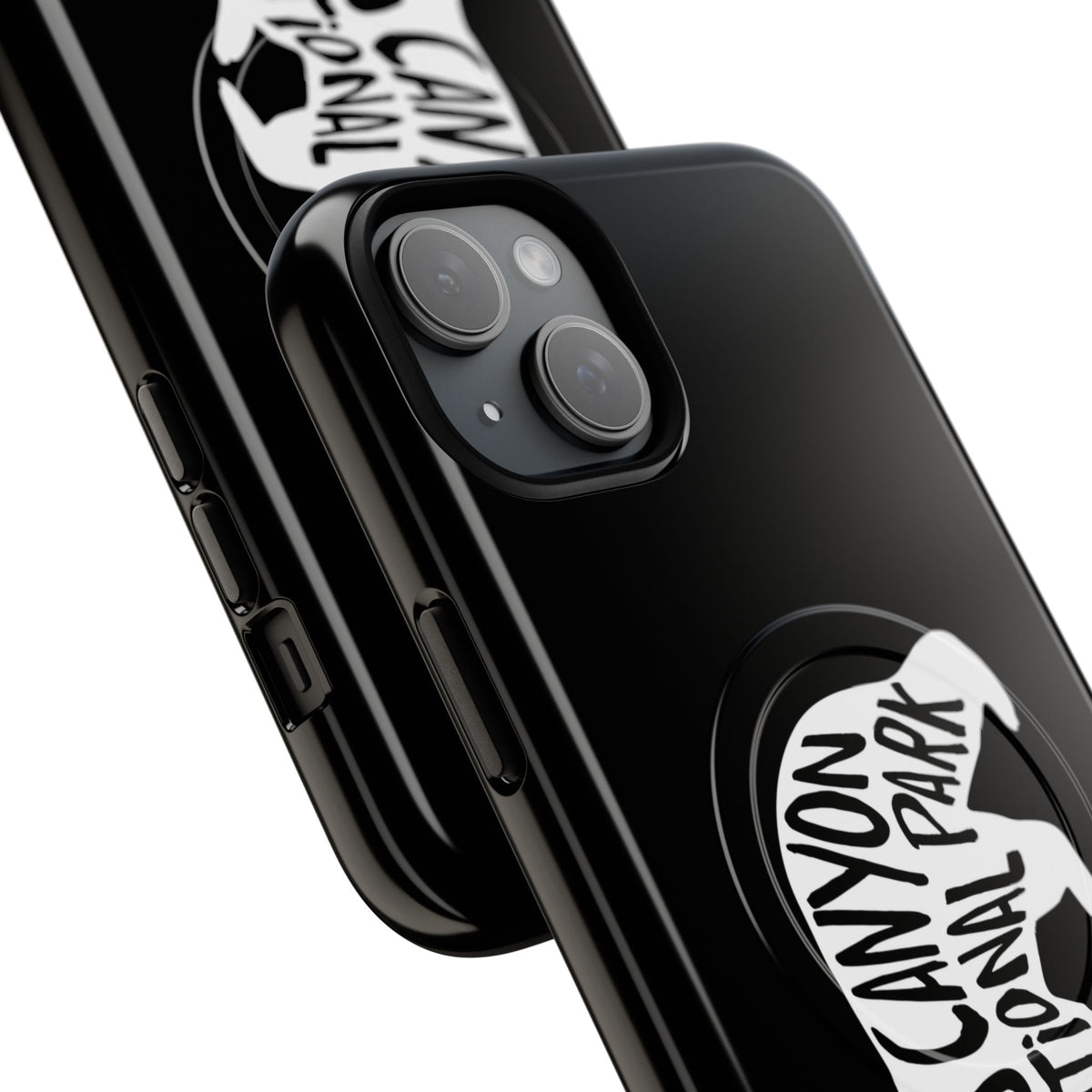 Kings Canyon National Park iPhone Case with MagSafe - Black Bear Design