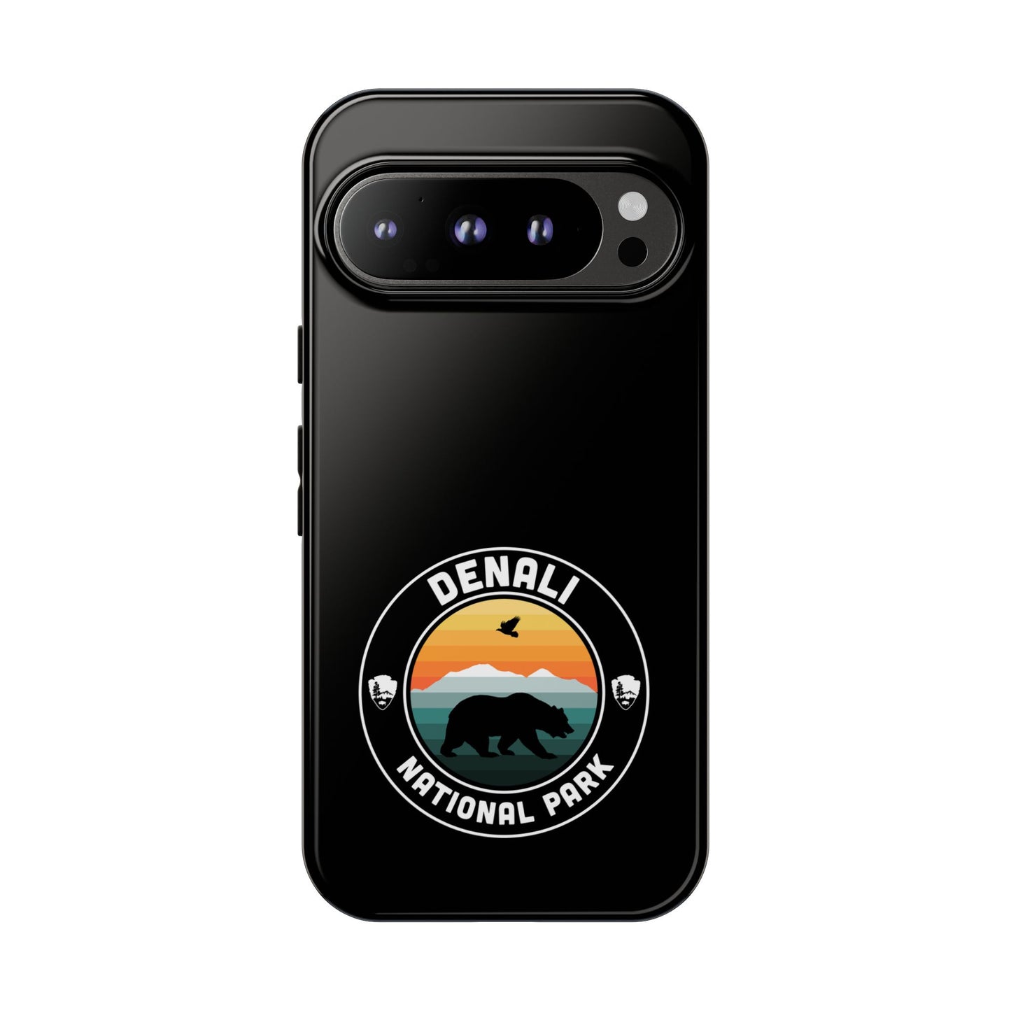 Denali National Park Phone Case - Round Emblem Design