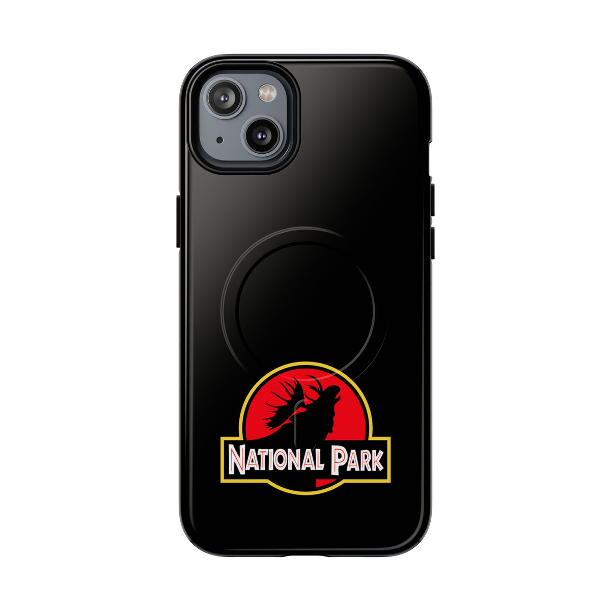 Moose National Park iPhone Case with MagSafe - Parody Logo