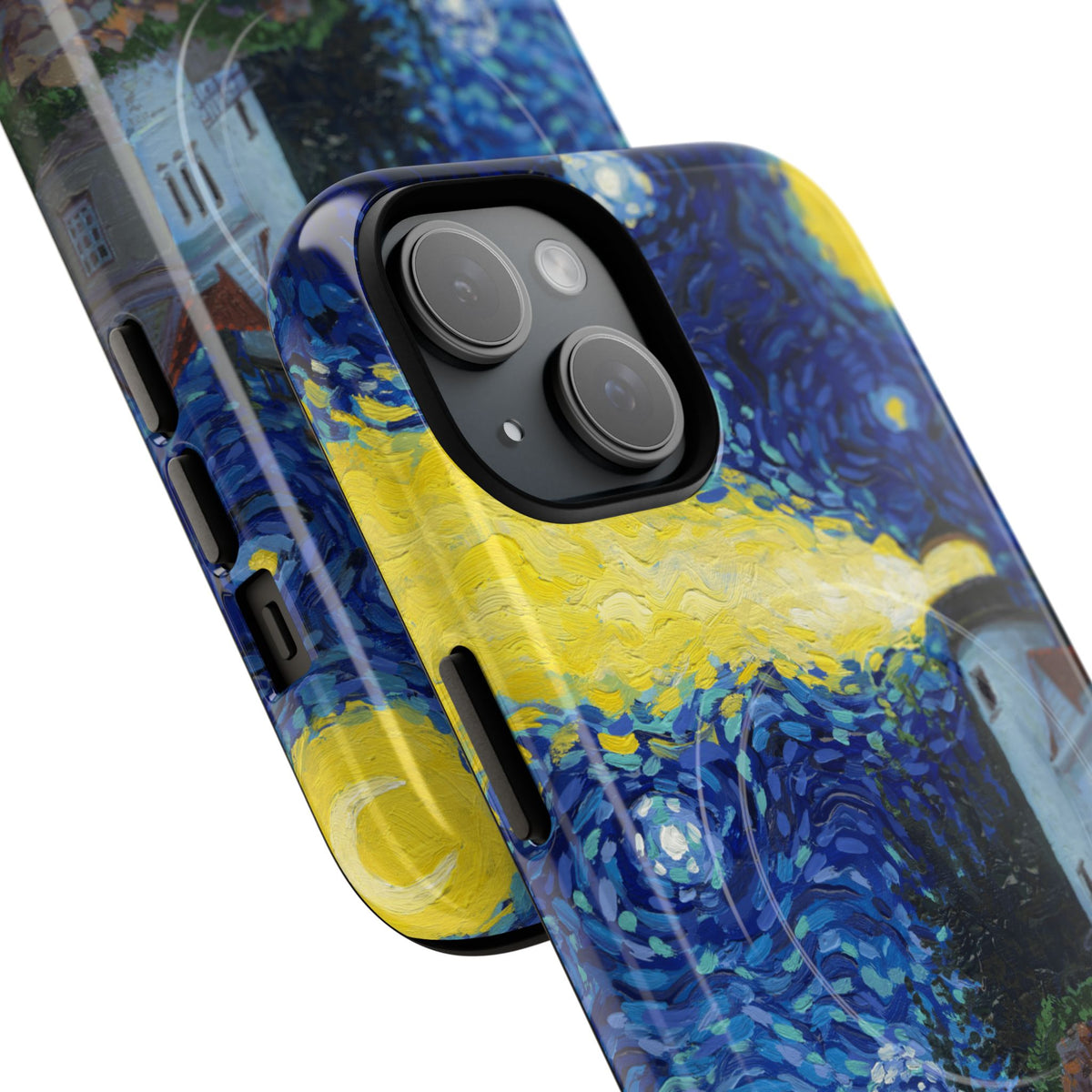 Acadia National Park iPhone Case with MagSafe - Starry Night Lighthouse
