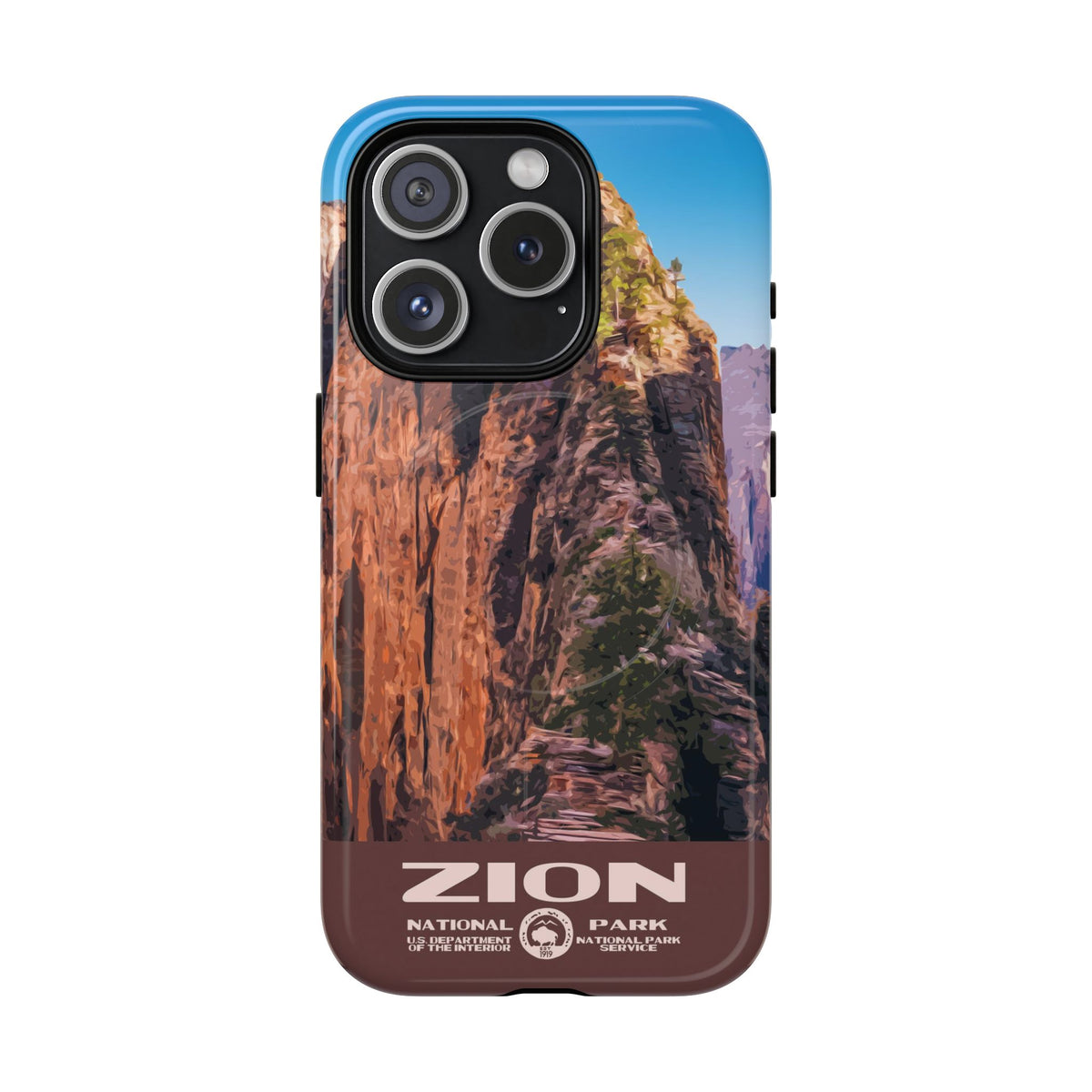 Zion National Park iPhone Case with MagSafe - Angels Landing Trail