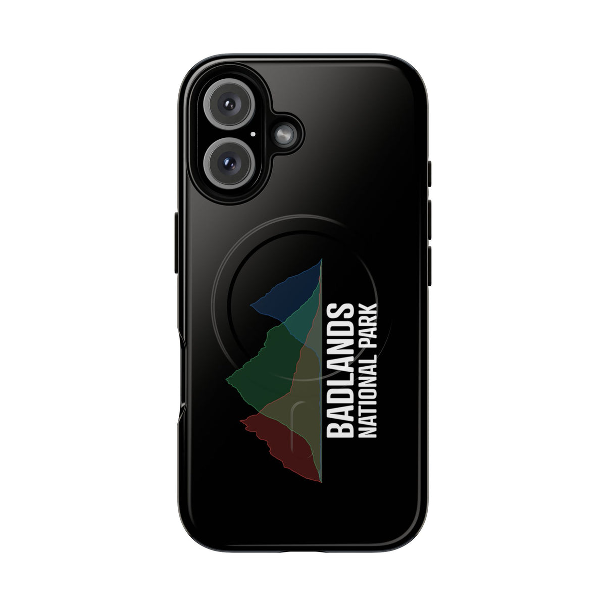 Badlands National Park iPhone Case with MagSafe - Histogram Design