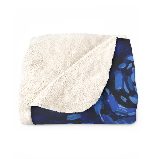 Zion National Park Sherpa Blanket - The Starry Night