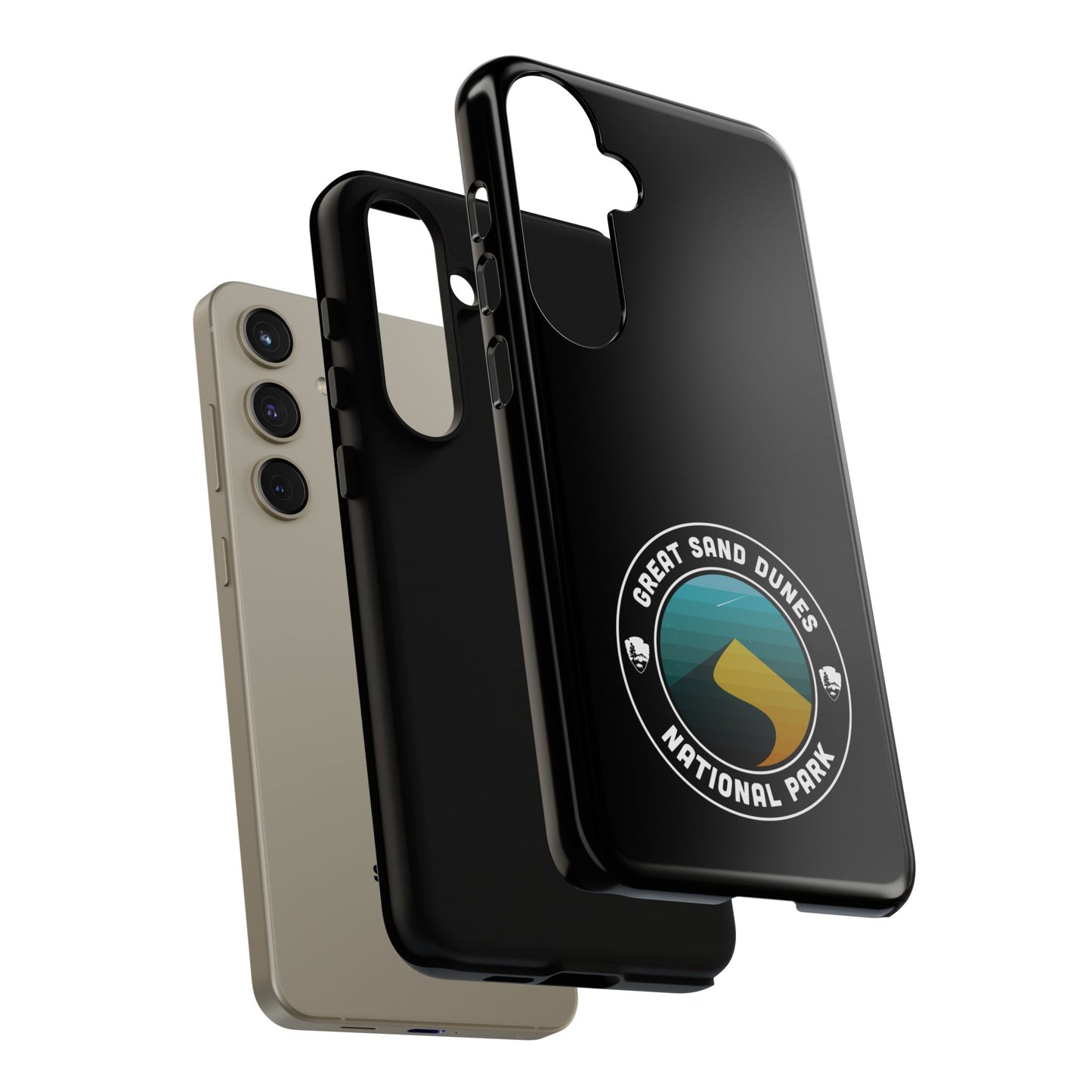 Great Sand Dunes National Park Phone Case - Round Emblem Design
