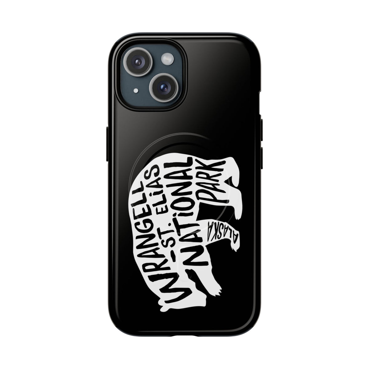 Wrangell - St. Elias National Park iPhone Case with MagSafe - Grizzly Bear Design