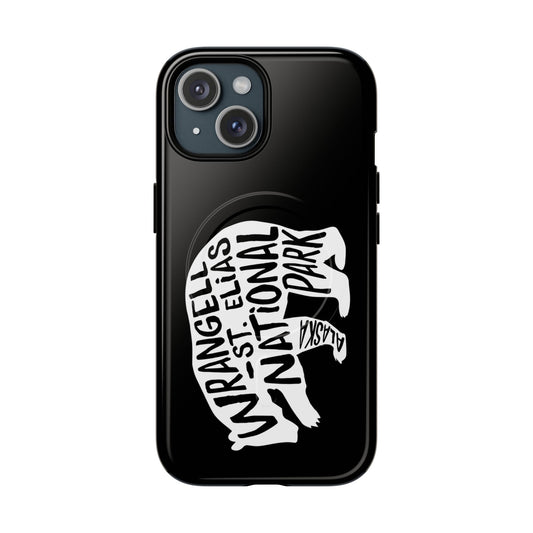 Wrangell - St. Elias National Park iPhone Case with MagSafe - Grizzly Bear Design