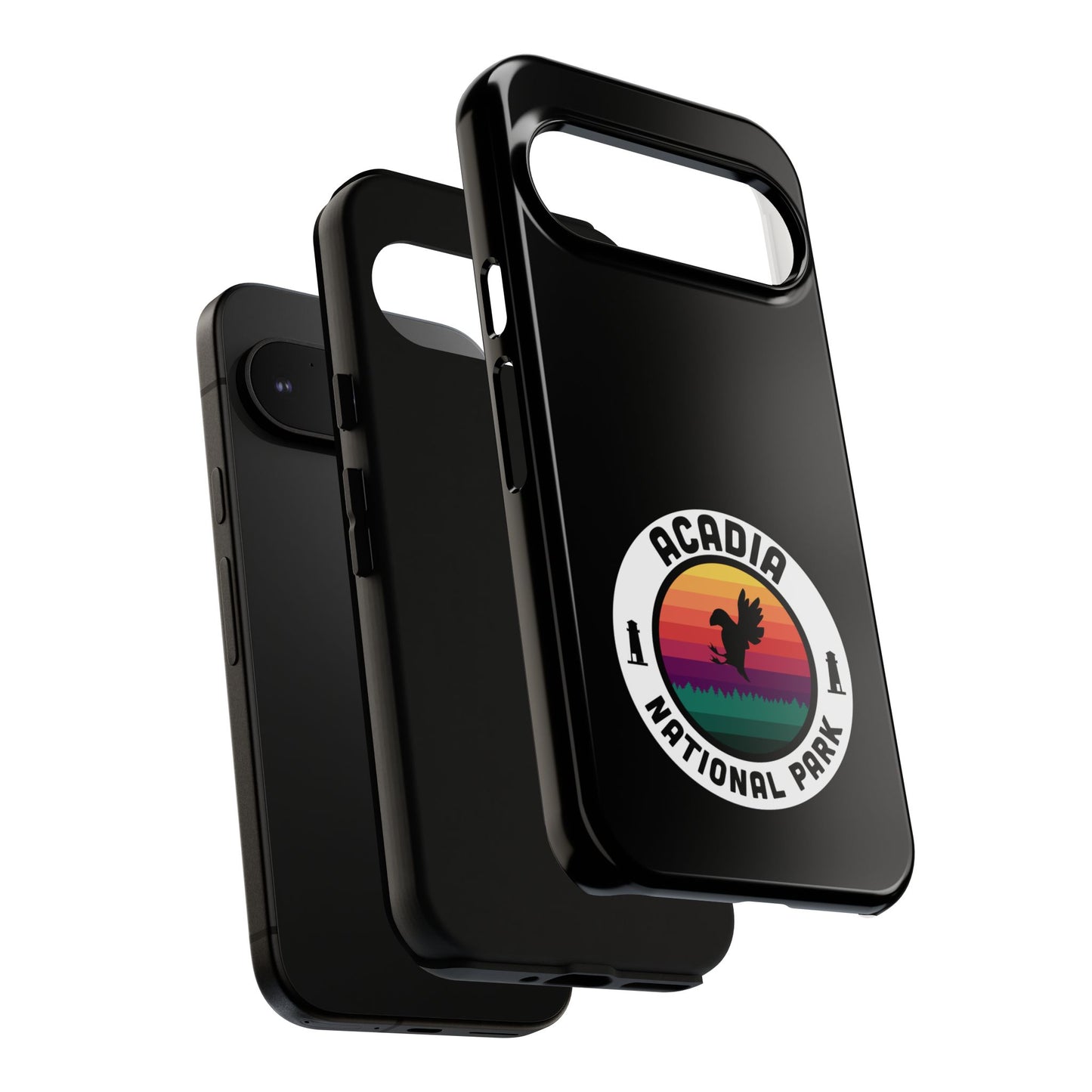 Acadia National Park Phone Case - Round Emblem Design