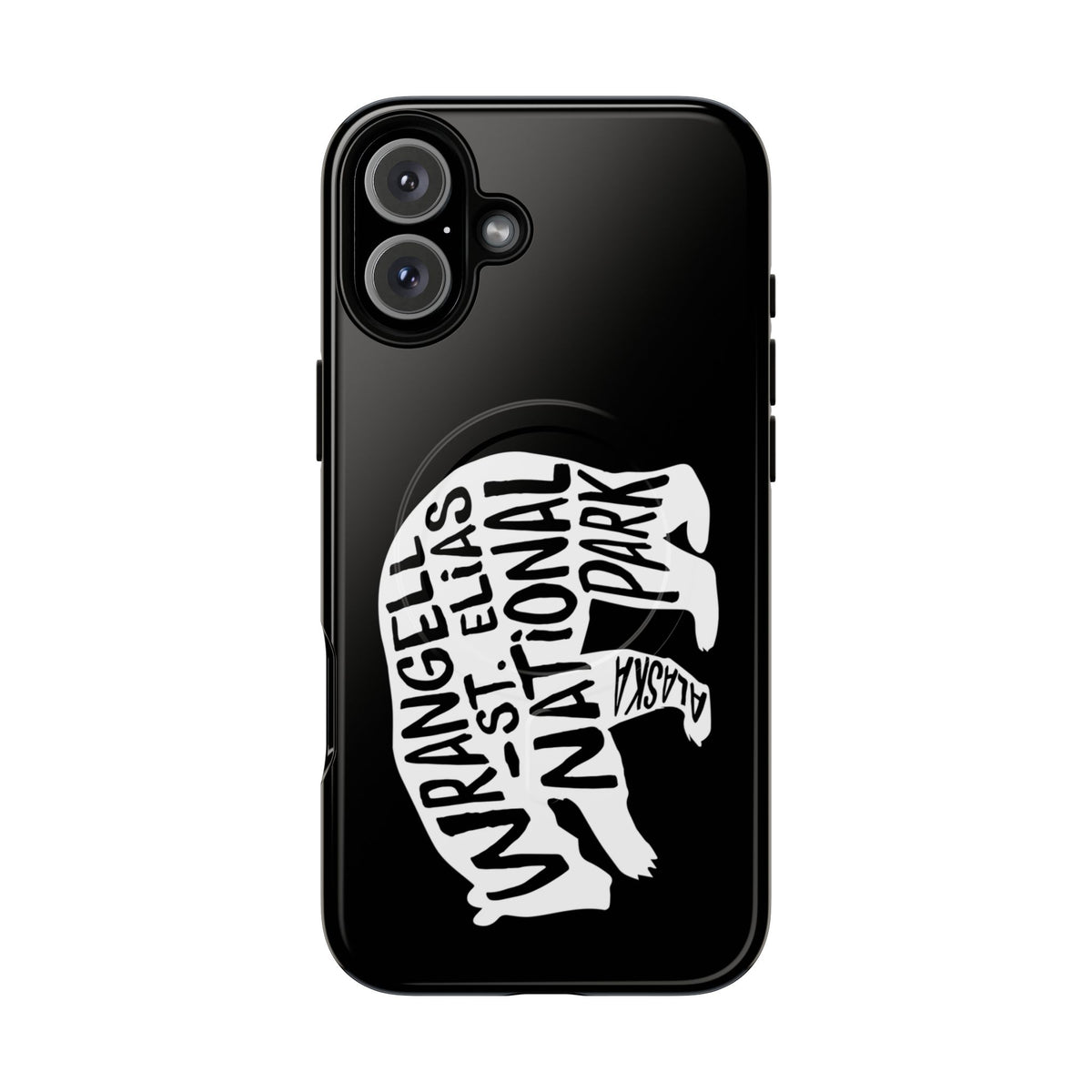 Wrangell - St. Elias National Park iPhone Case with MagSafe - Grizzly Bear Design