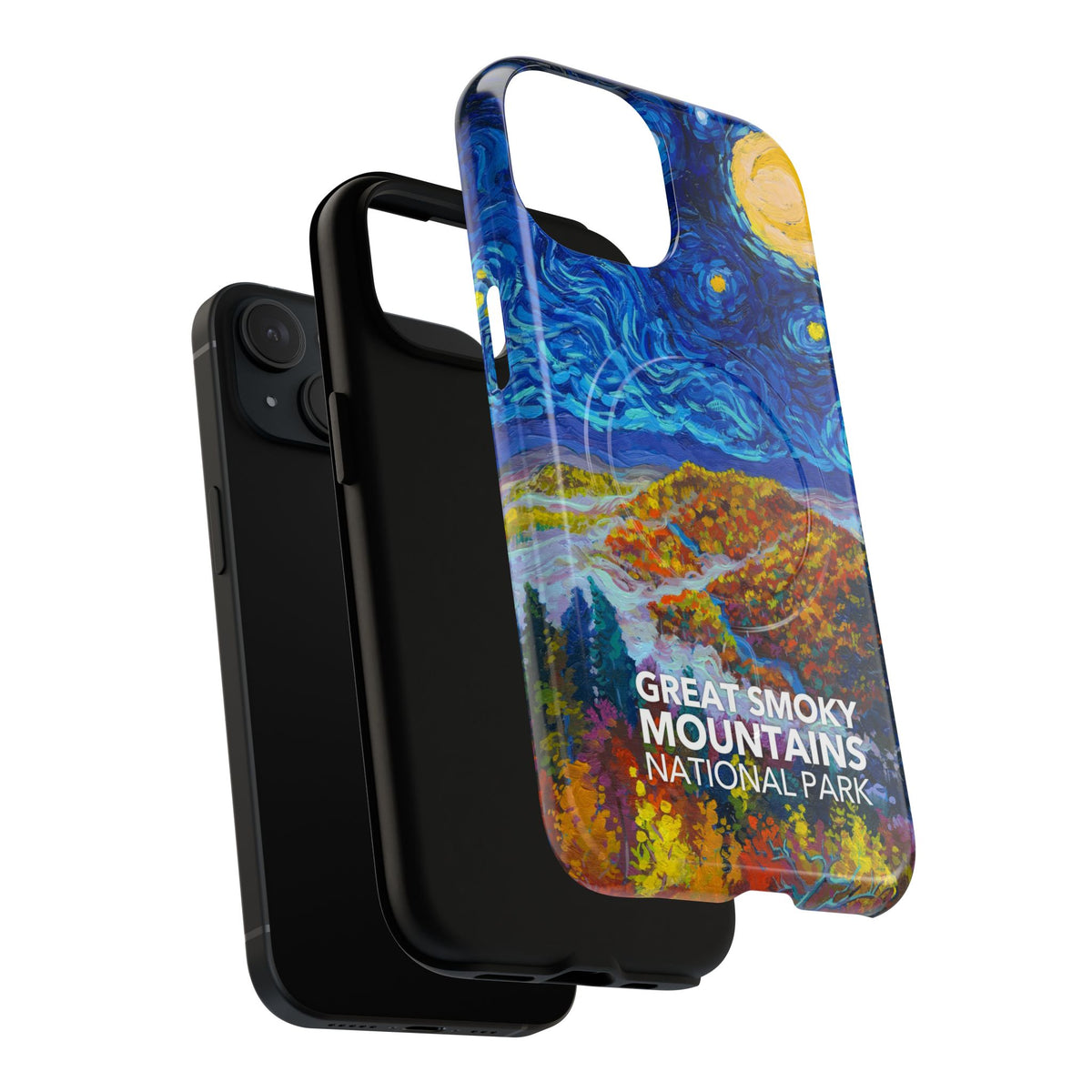 Great Smoky Mountains National Park iPhone Case with MagSafe - Starry Night
