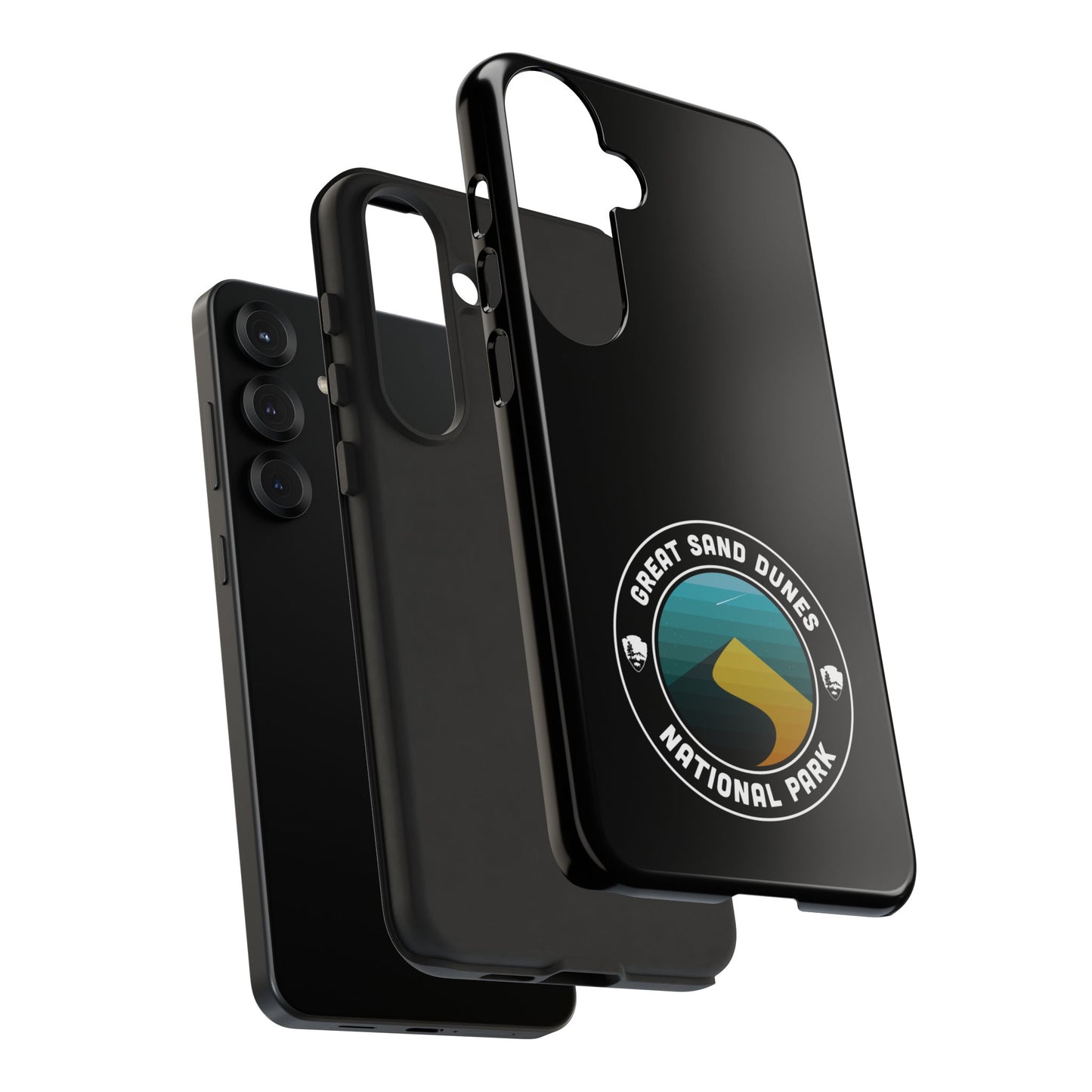 Great Sand Dunes National Park Phone Case - Round Emblem Design