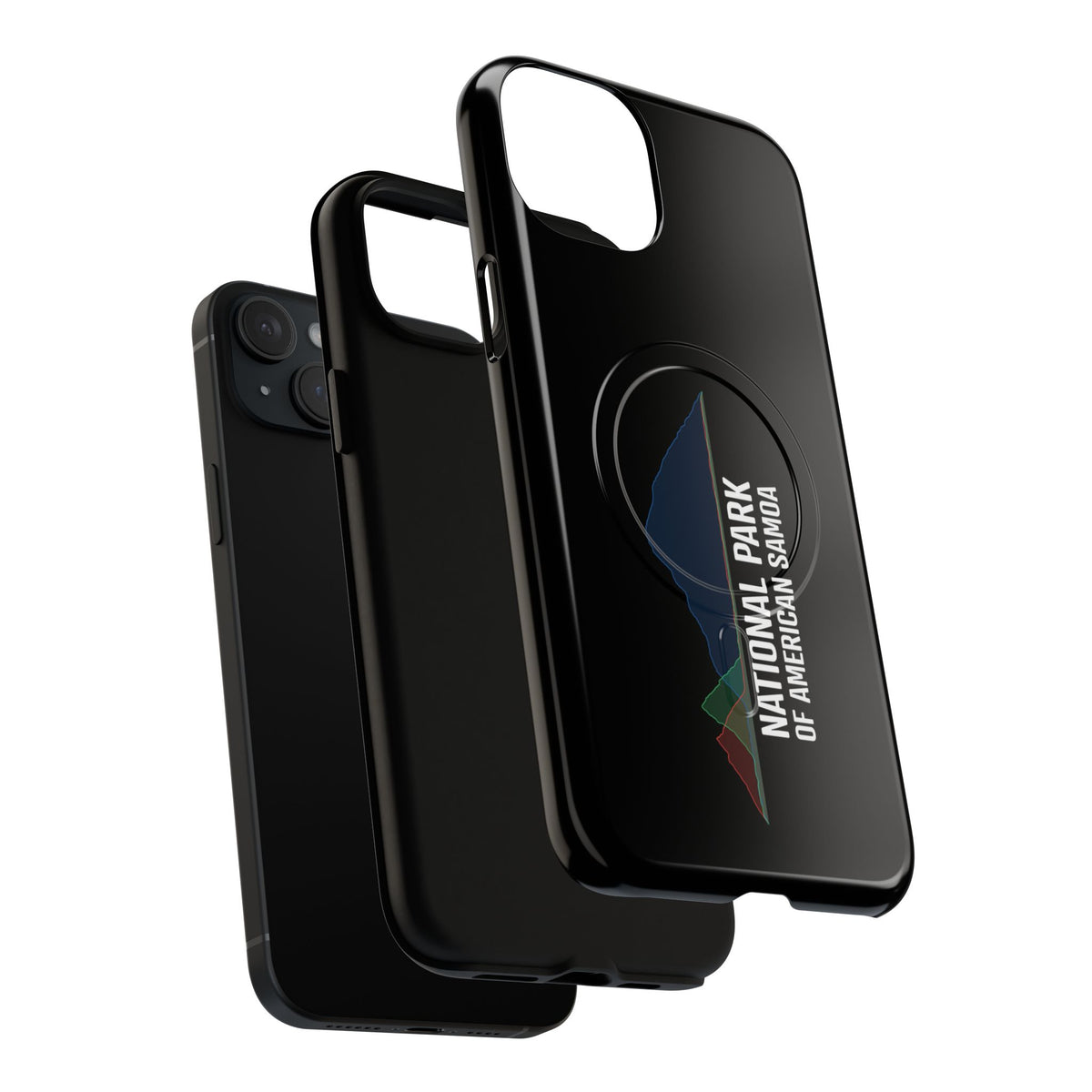 National Park of American Samoa iPhone Case with MagSafe - Histogram Design