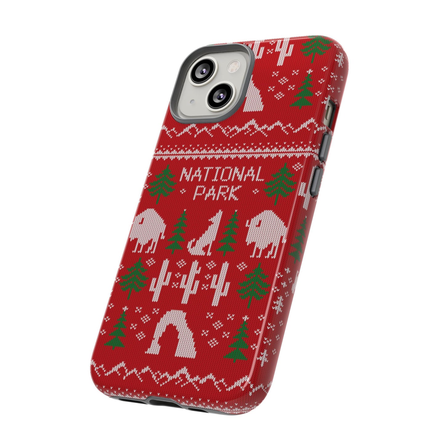 National Park Phone Case - Fair Isle Pattern