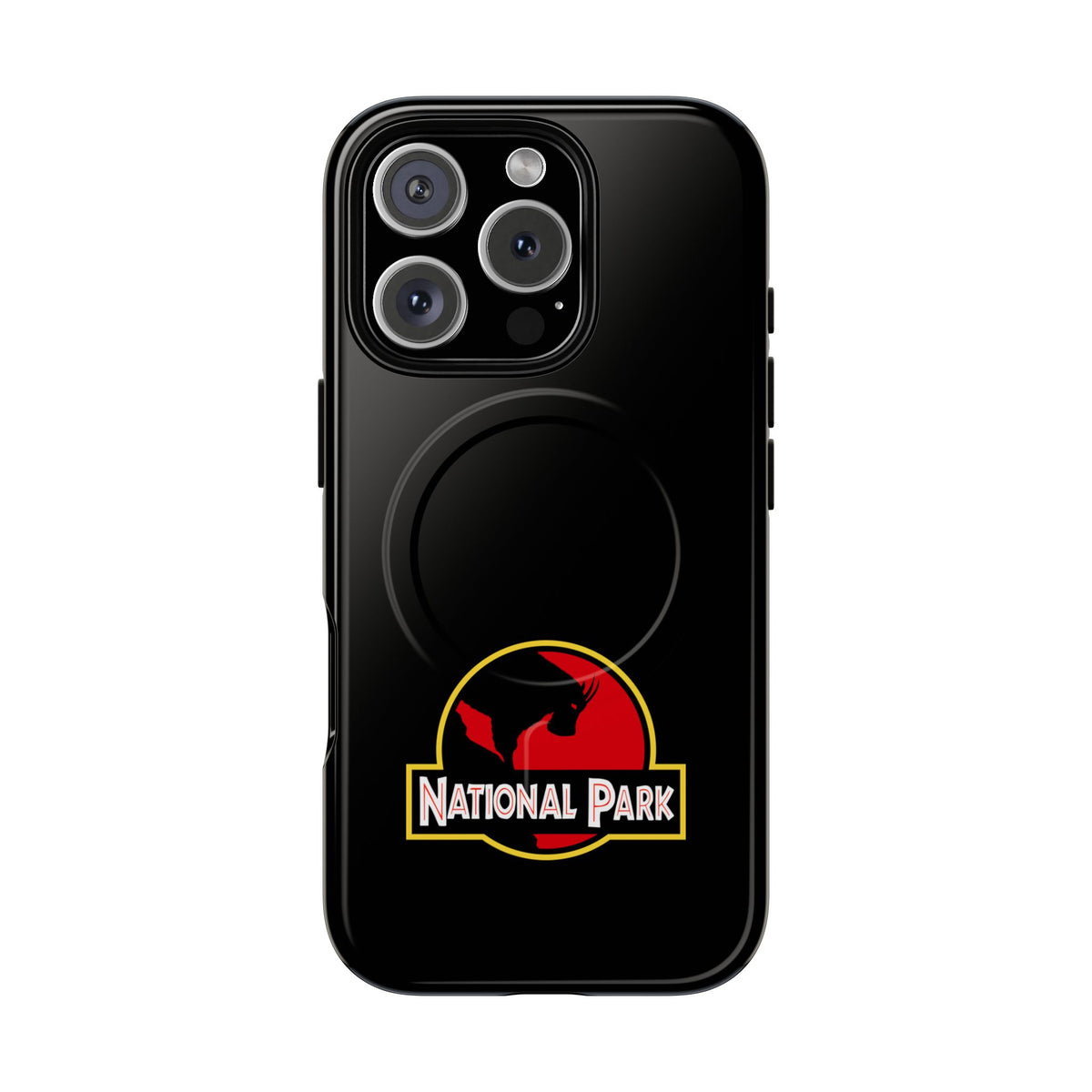 Mountain Goat National Park iPhone Case with MagSafe - Parody Logo