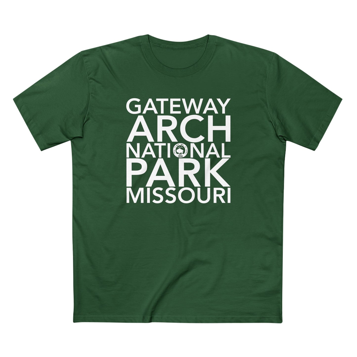 Gateway Arch National Park T-Shirt Block Text