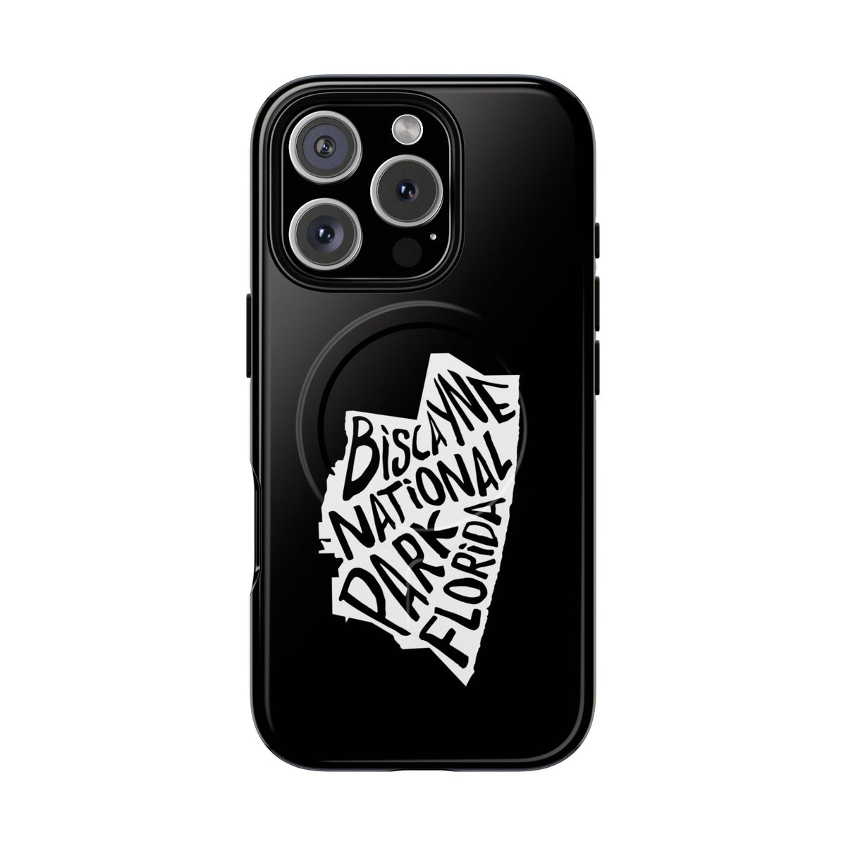 Biscayne National Park iPhone Case with MagSafe - Map Design
