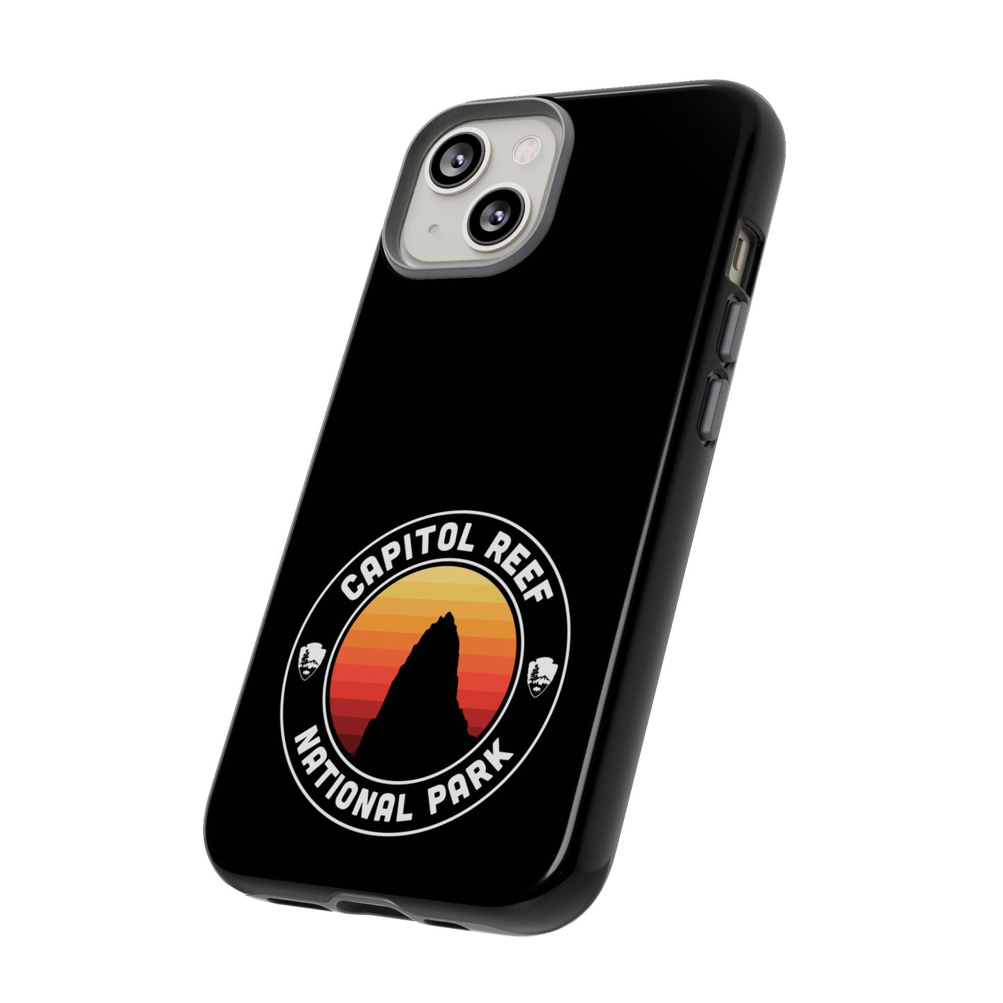 Capitol Reef National Park Phone Case - Round Emblem Design