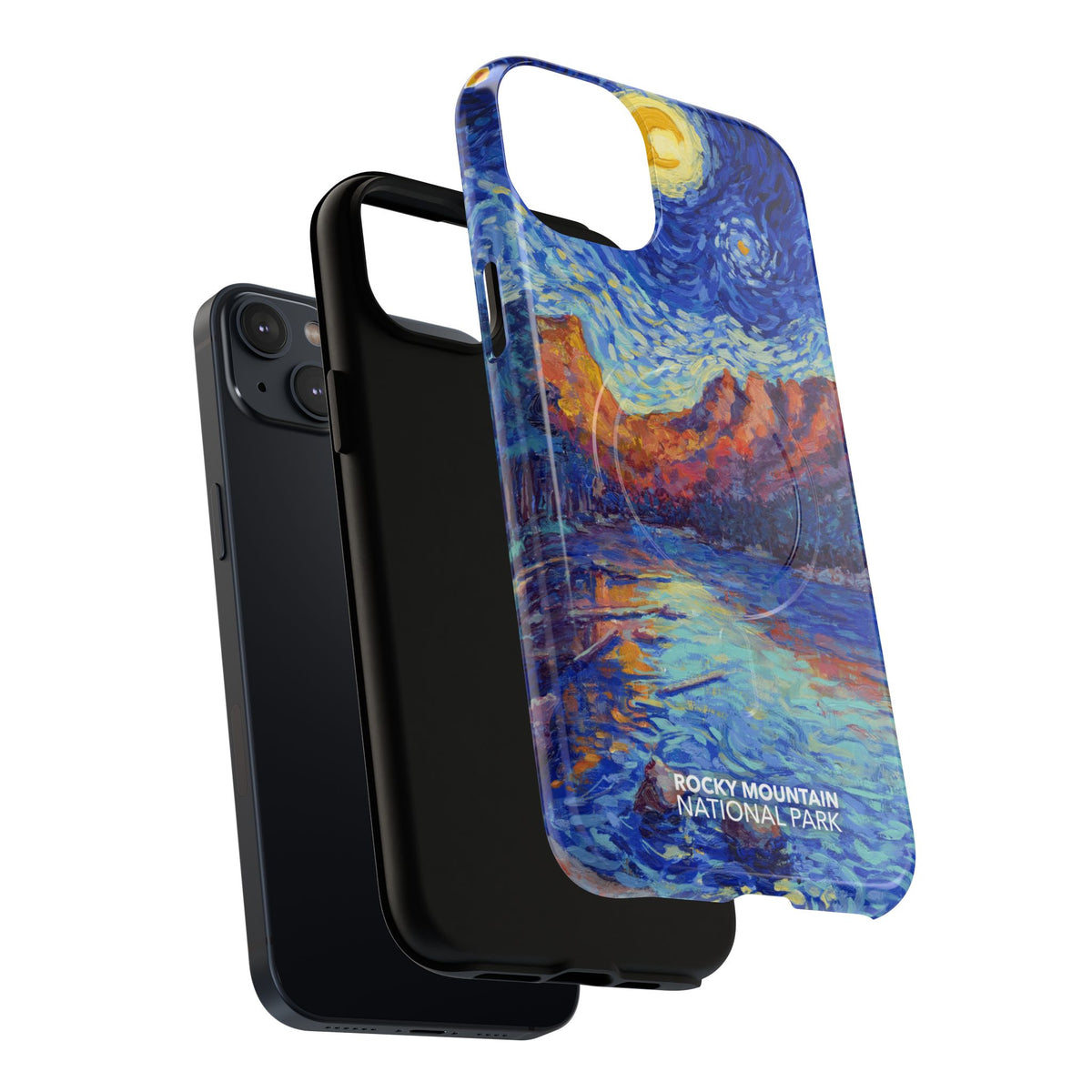 Rocky Mountain National Park iPhone Case with MagSafe - Starry Night