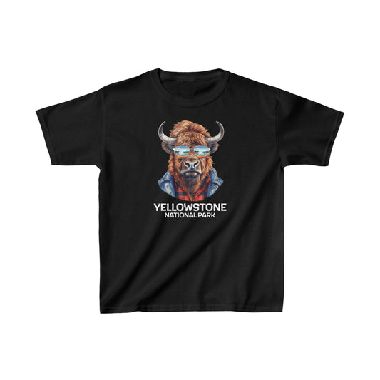 Yellowstone National Park Child T-Shirt - Cool Bison
