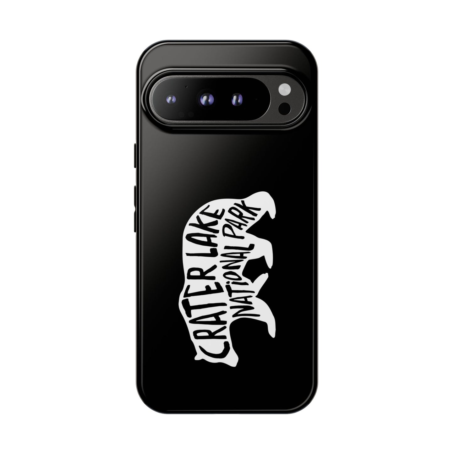 Crater Lake National Park Phone Case - Black Bear Design