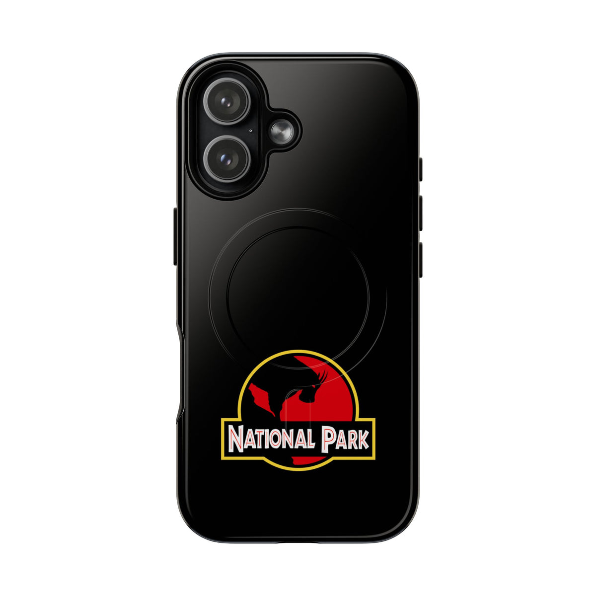 Mountain Goat National Park iPhone Case with MagSafe - Parody Logo