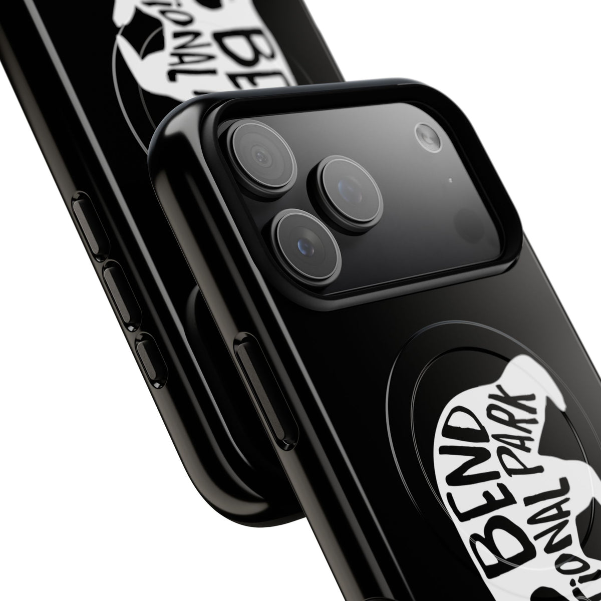 Big Bend National Park iPhone Case with MagSafe - Black Bear Design