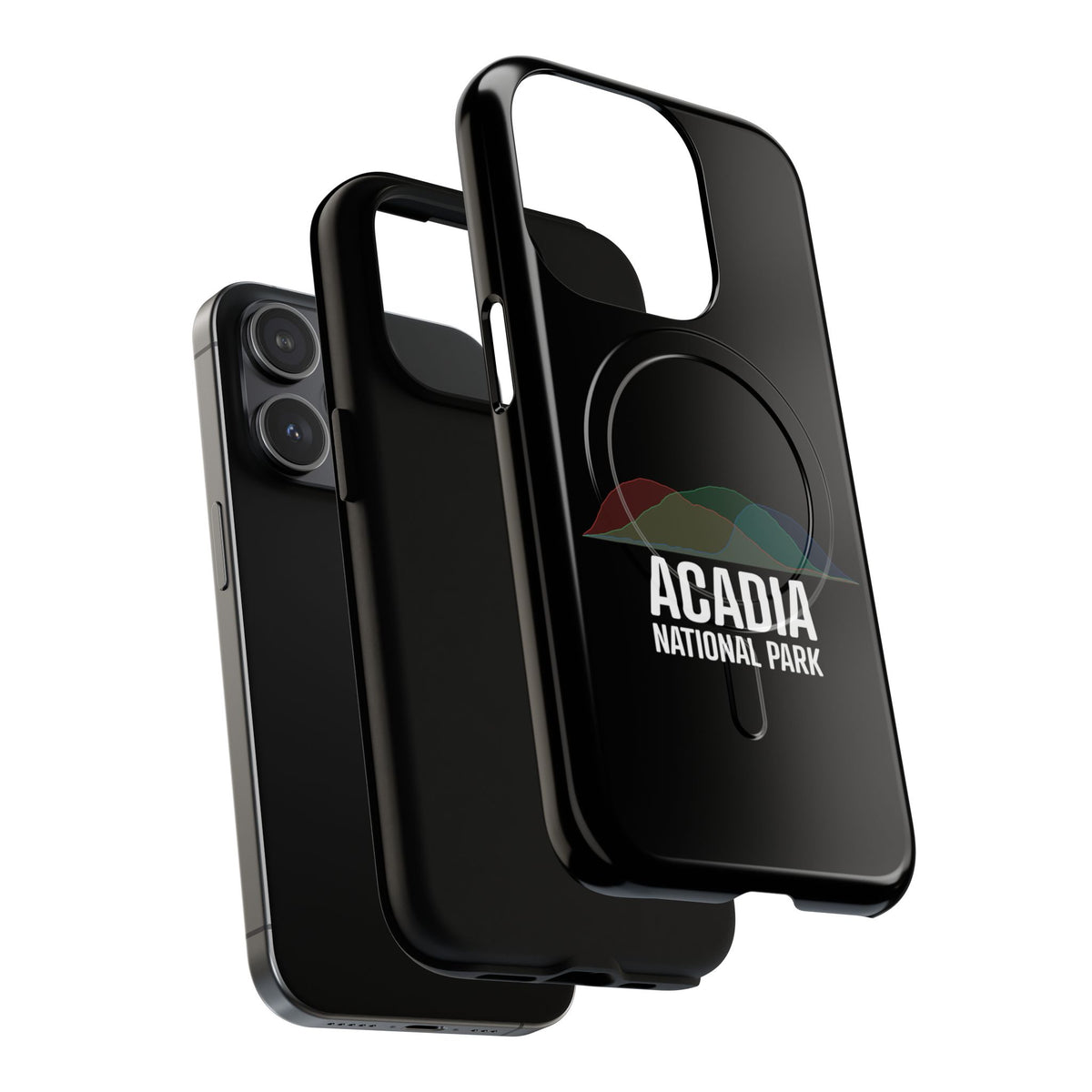 Acadia National Park iPhone Case with MagSafe - Histogram Design