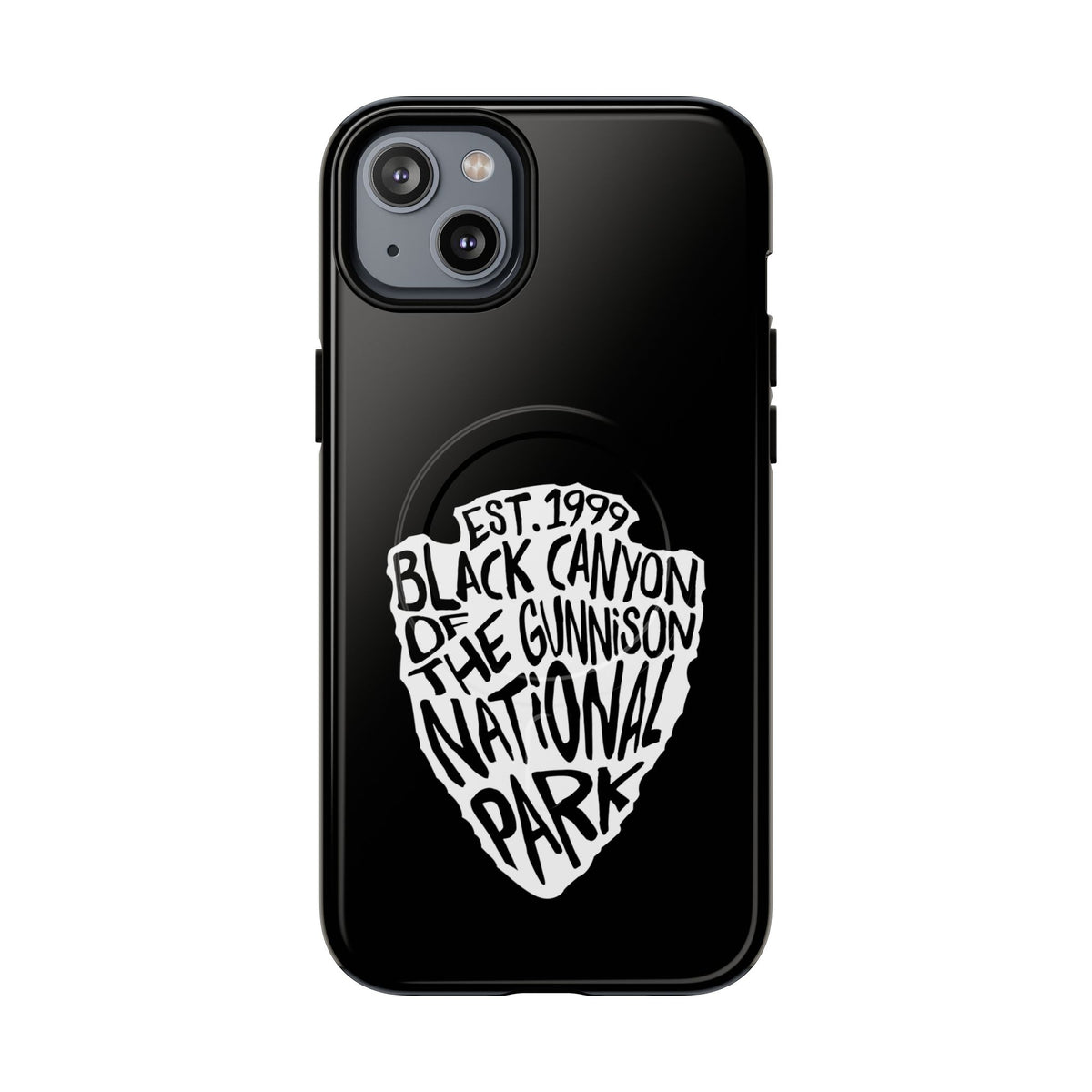 Black Canyon of the Gunnison National Park iPhone Case with MagSafe - Arrowhead Design