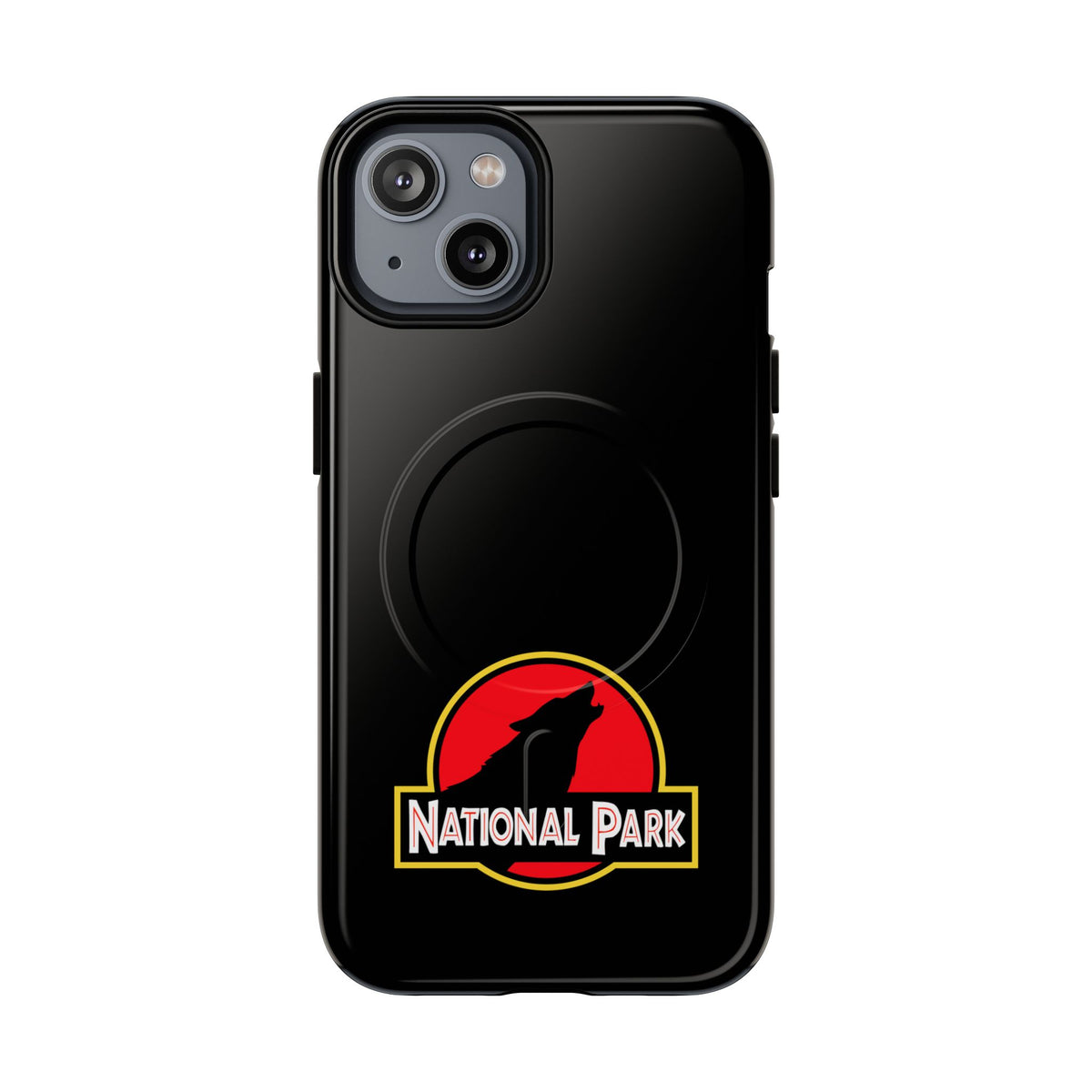 Wolf National Park iPhone Case with MagSafe - Parody Logo