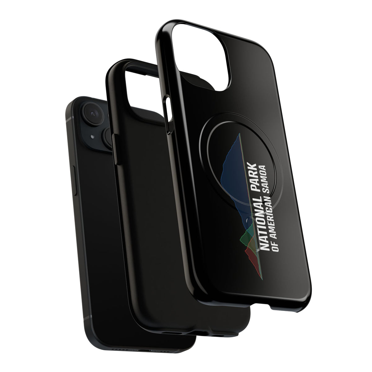National Park of American Samoa iPhone Case with MagSafe - Histogram Design