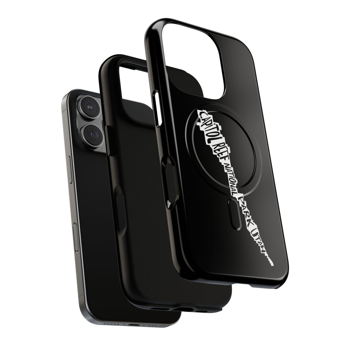 Capitol Reef National Park iPhone Case with MagSafe - Map Design